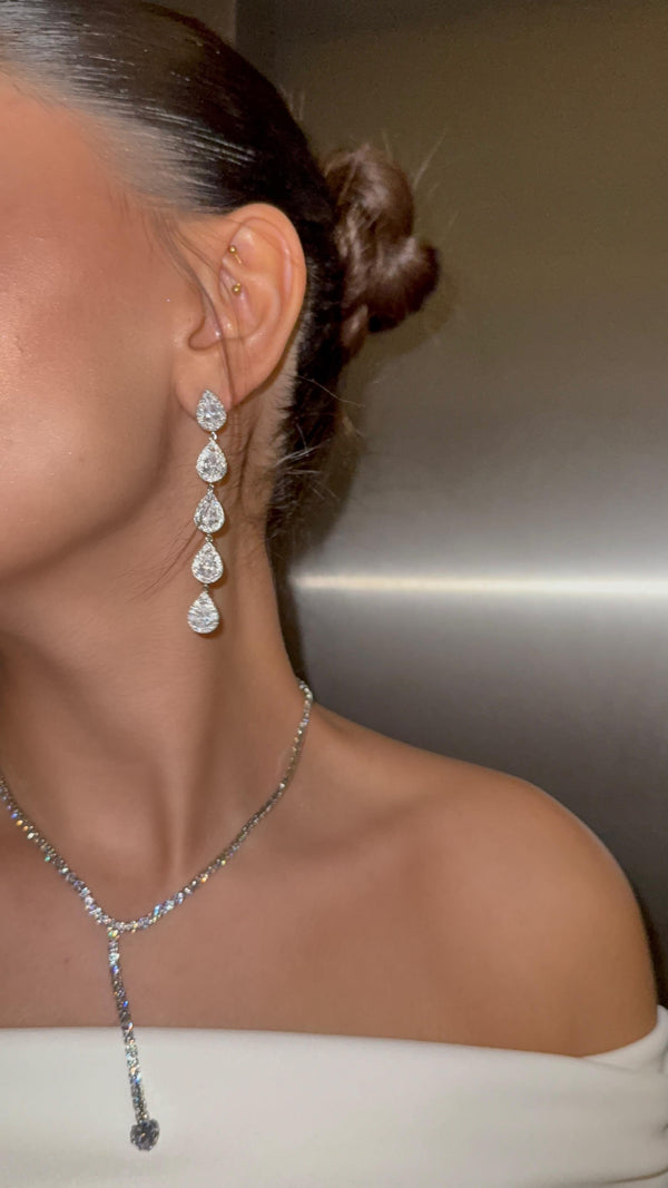 Gemma  Kolye Küpe Set  Atelier Duygu.