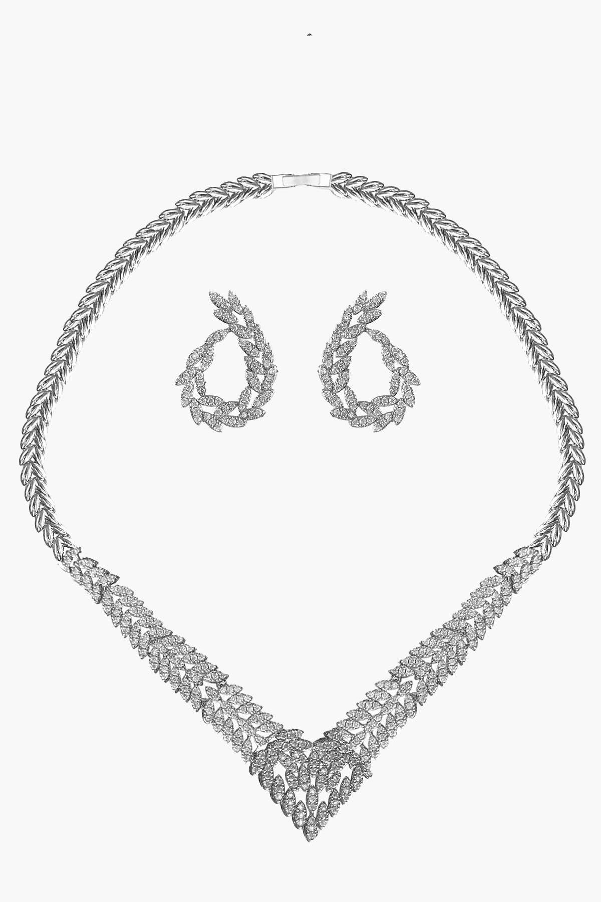 Solstice Kolye - Küpe - Bileklik - Yüzük Set Atelier Duygu.