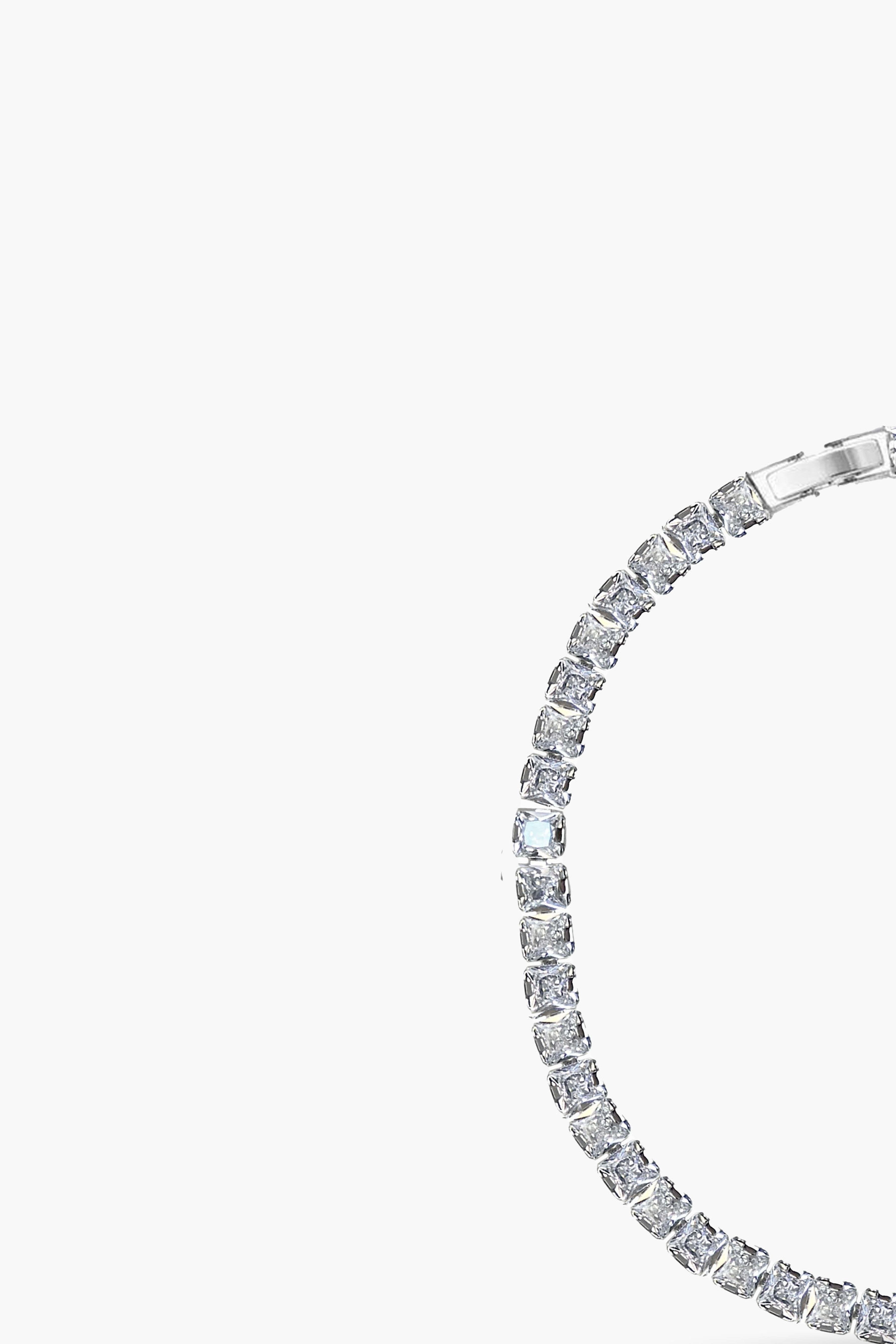 4MM | Princess Cut Waterway Bracelet