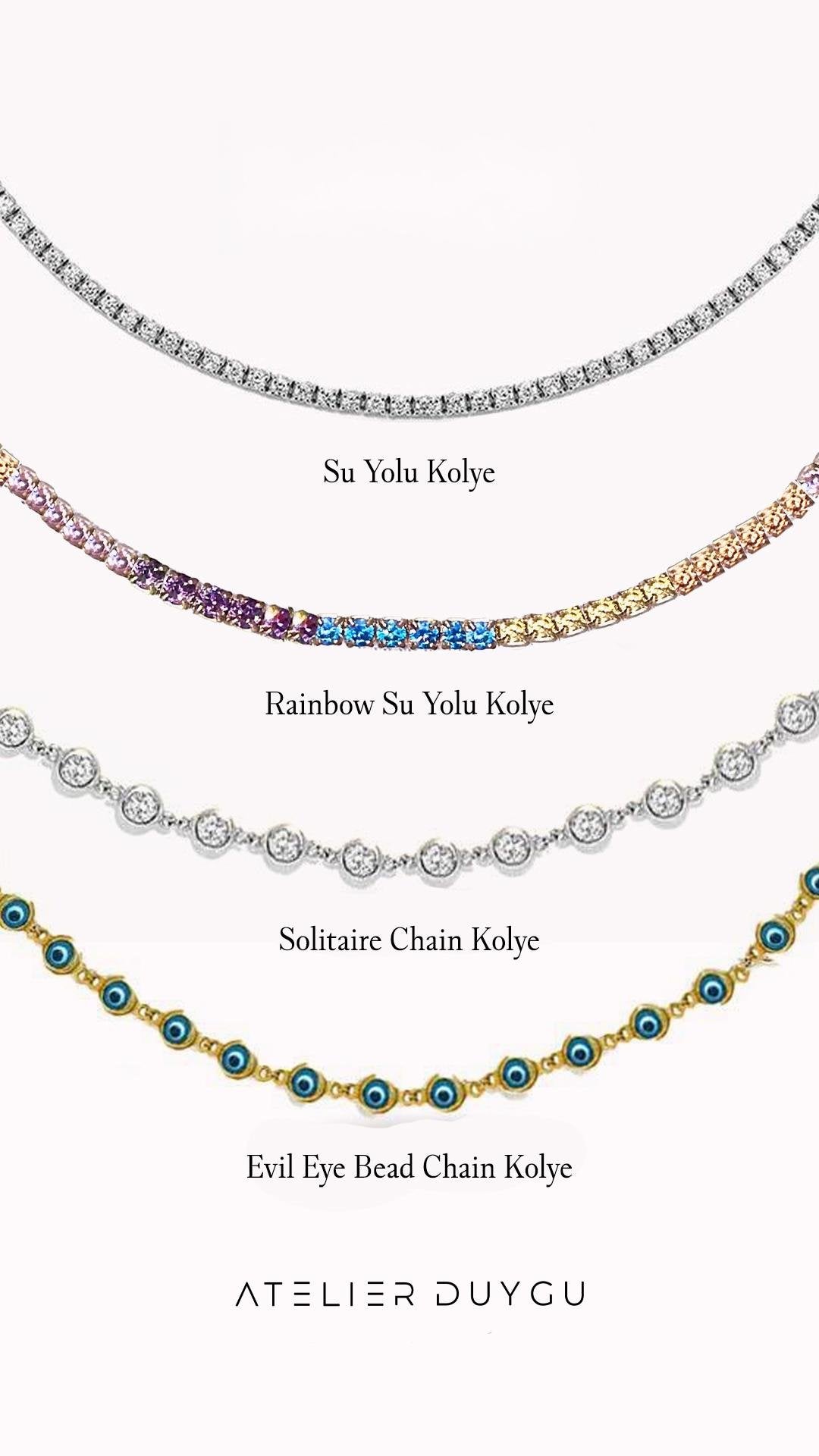 Eye Mini Chain Kolye