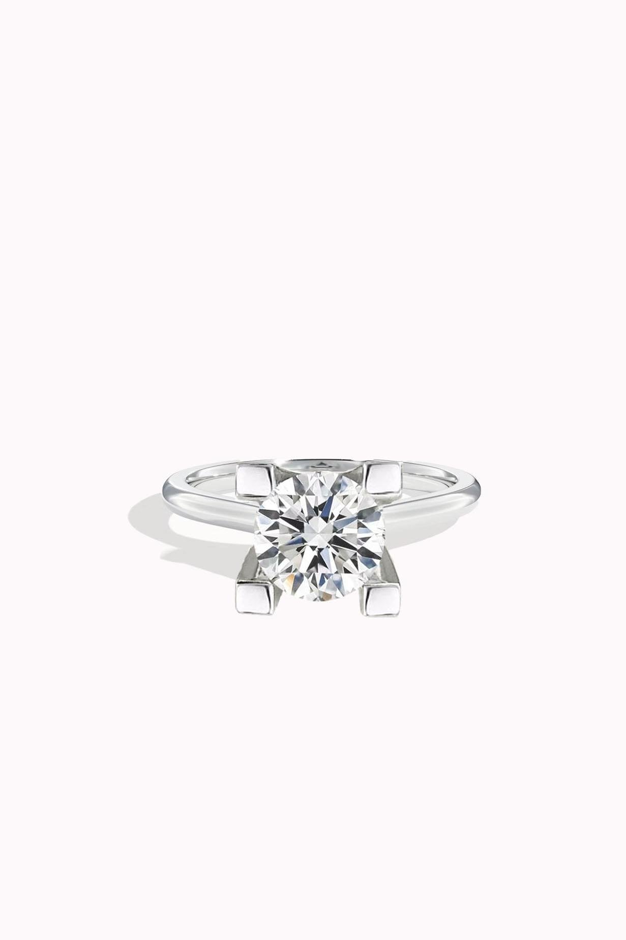 8MM 2.00CT Solitaire Ring