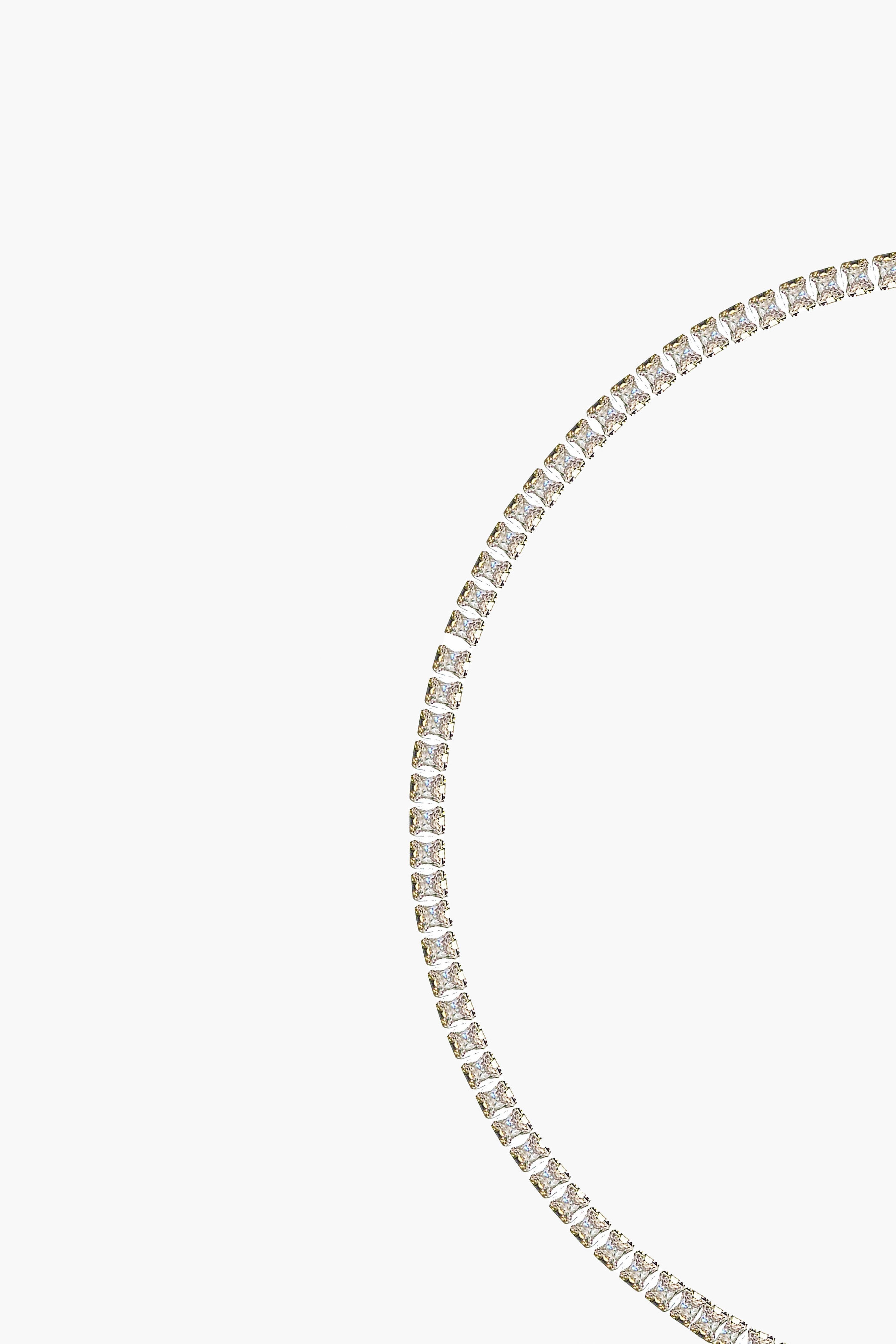 3MM | Choker Princess Cut Su Yolu Kolye