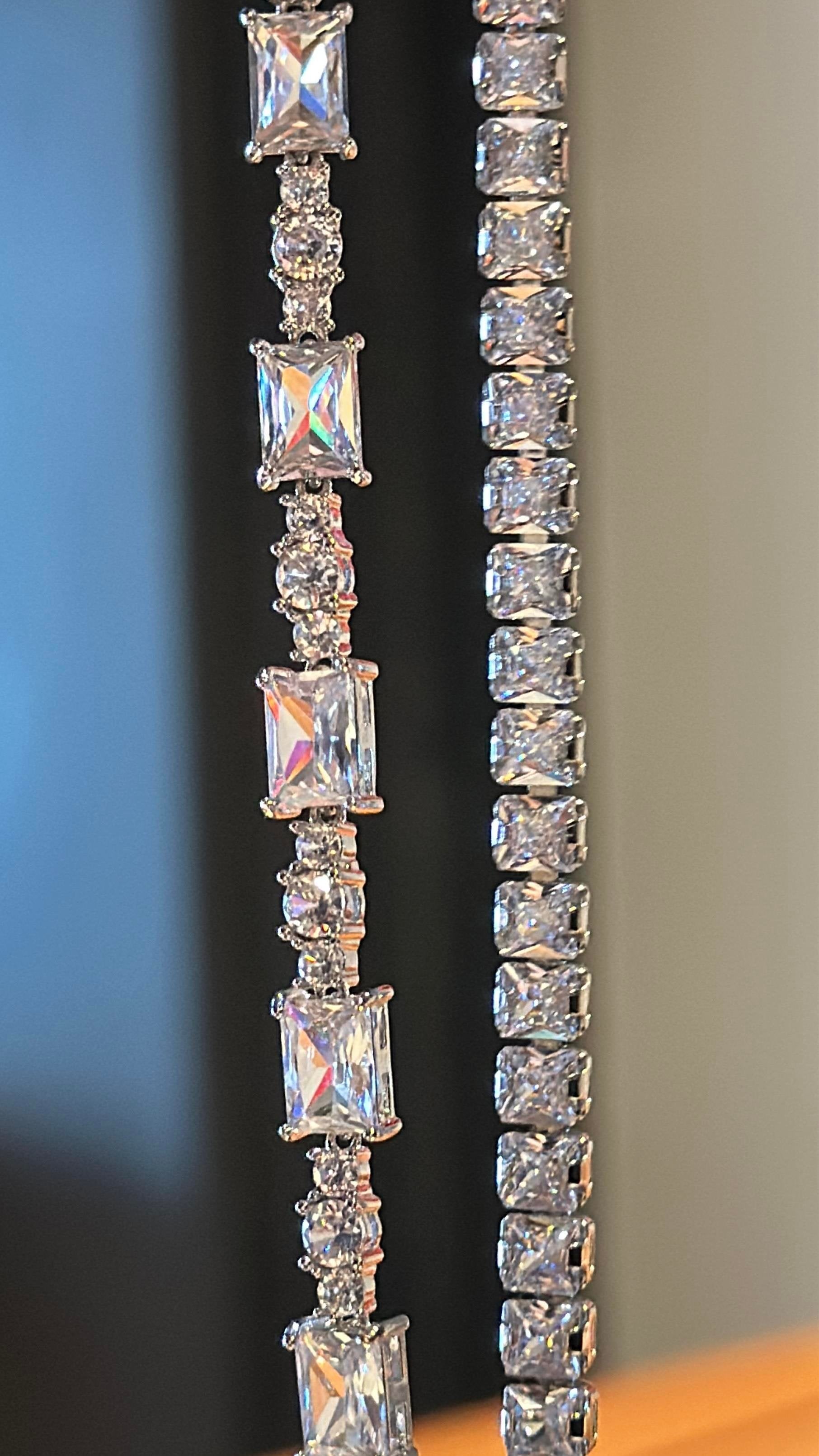 4MM | Princess Cut Waterway Bracelet