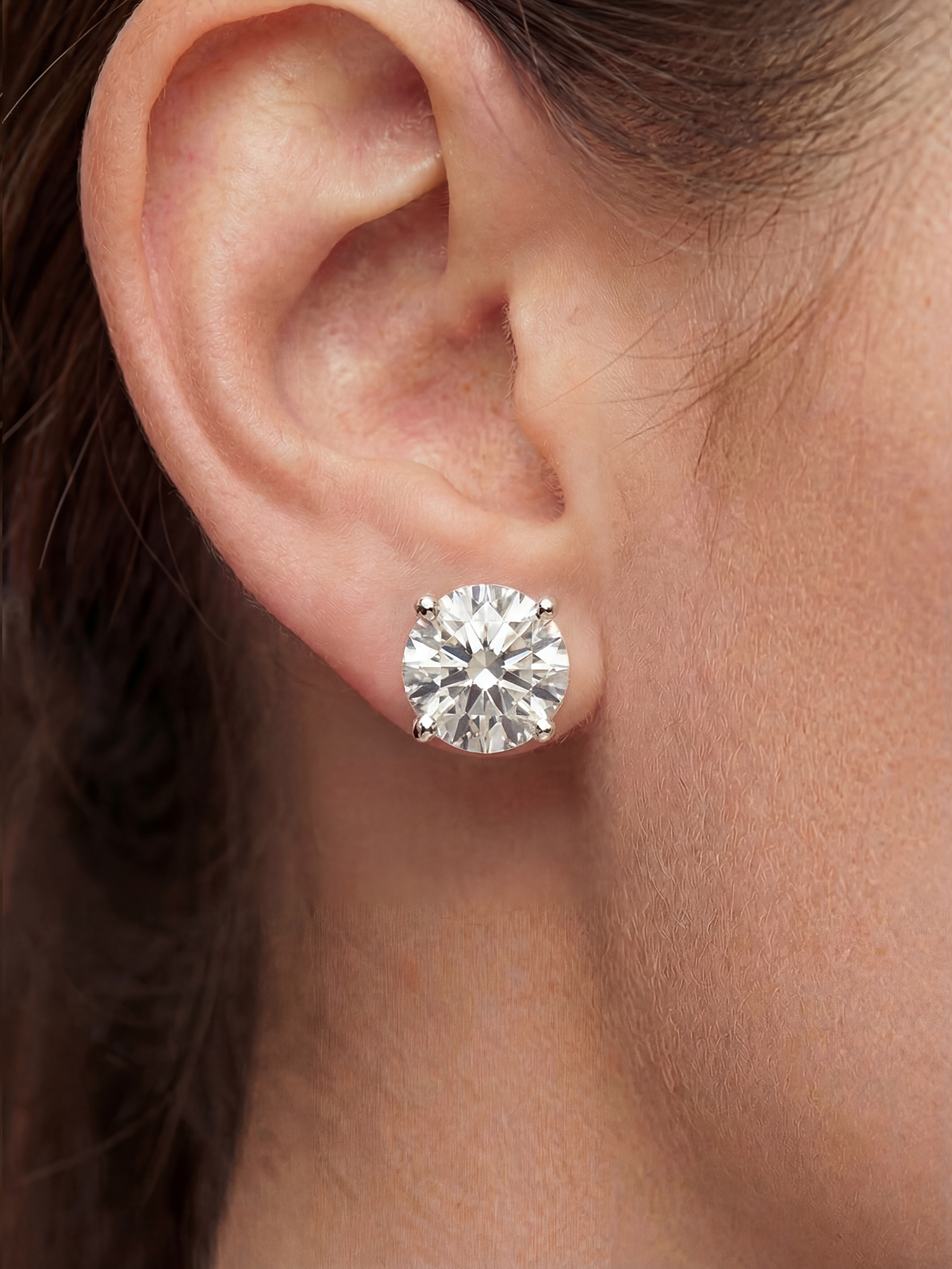 10MM | Round Cut Earring