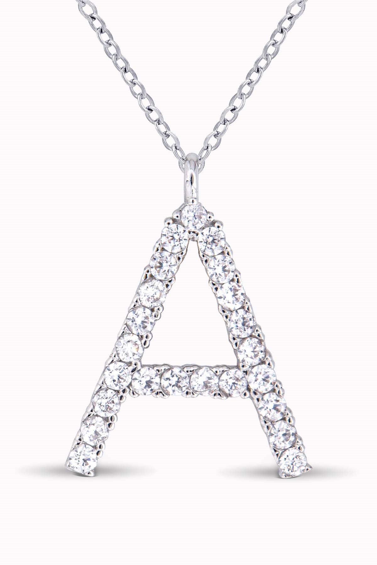 SILVER | Alphabet Letter Necklace