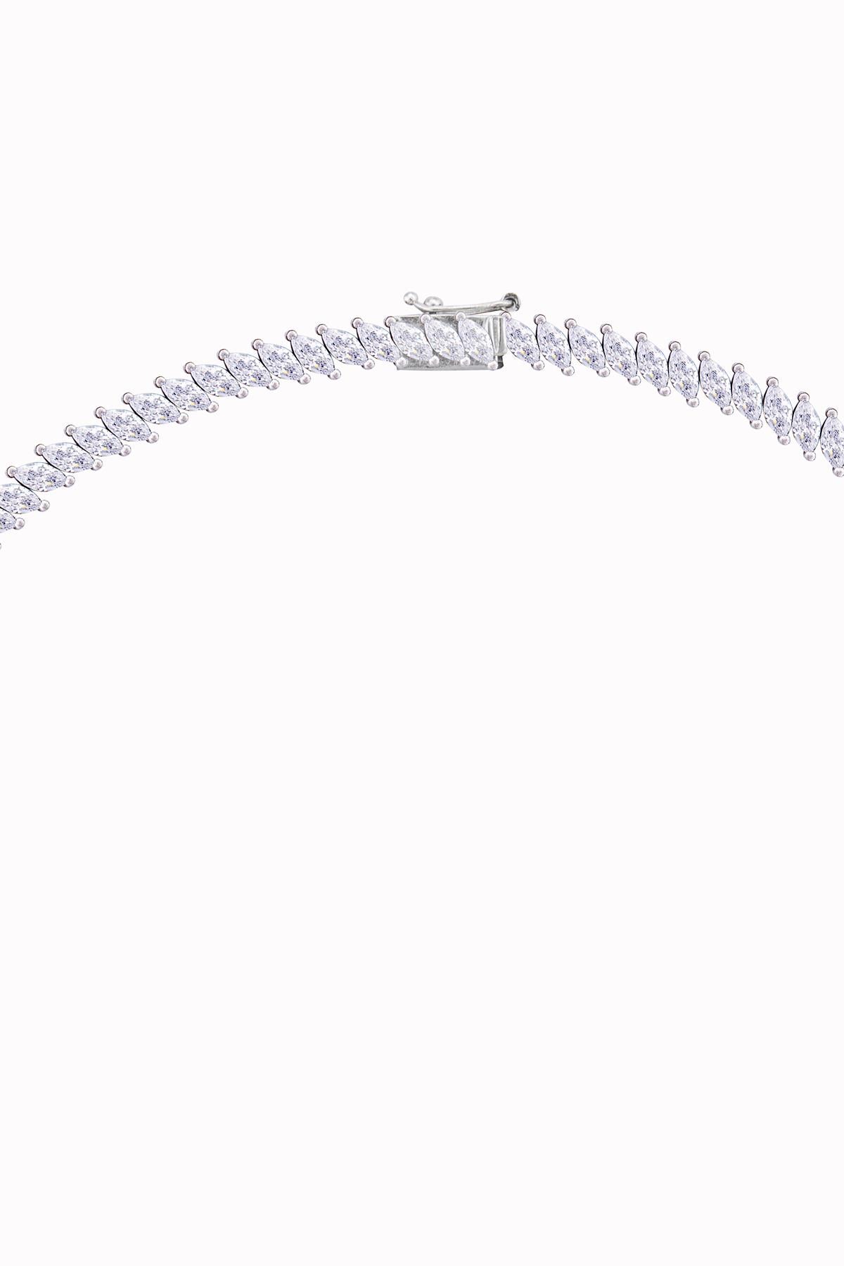 Drop Cut Cast Waterway Necklace