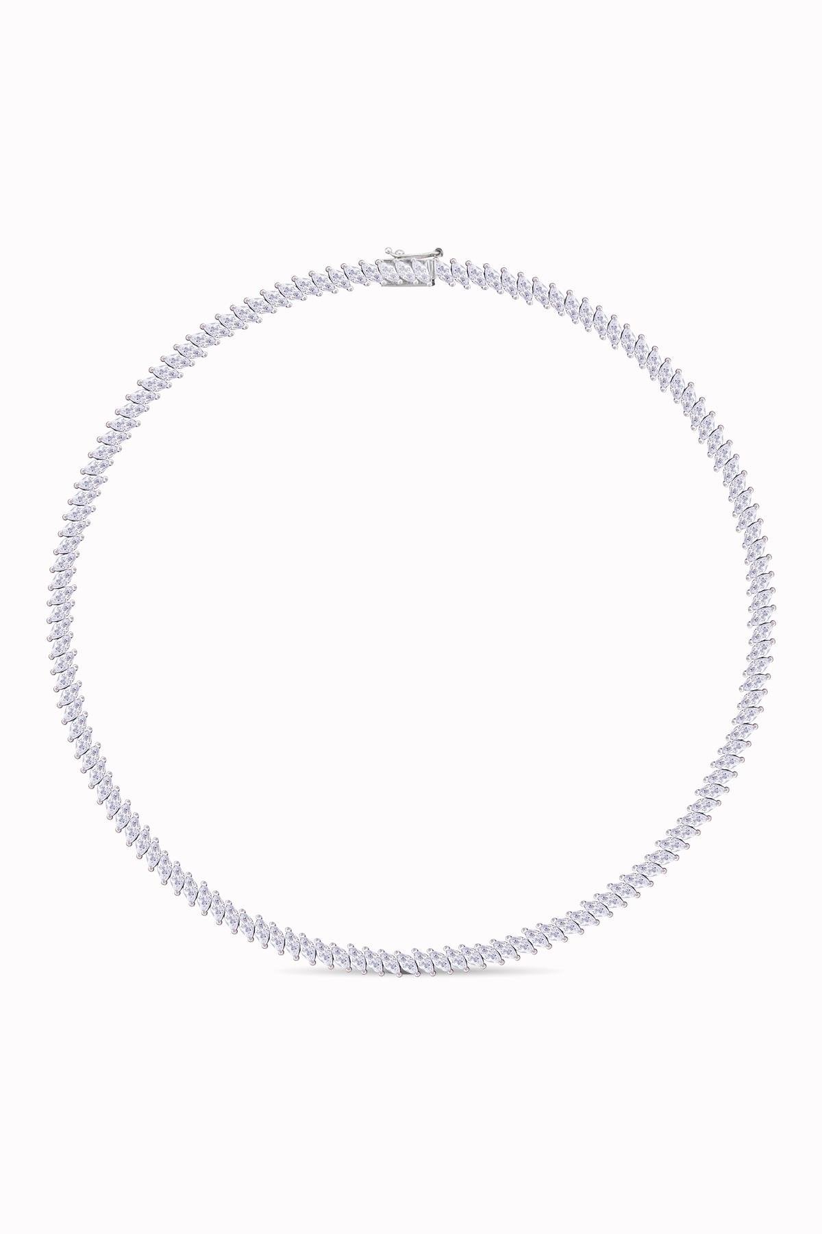 Drop Cut Cast Waterway Necklace