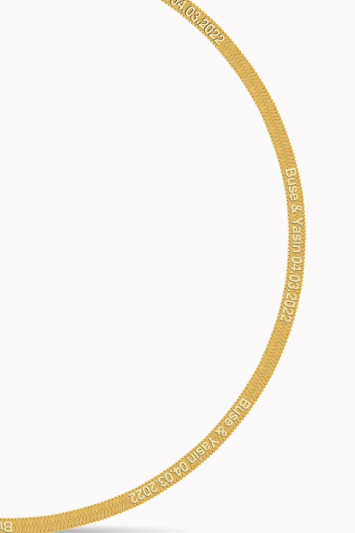 Italian Crushed Chain Necklace