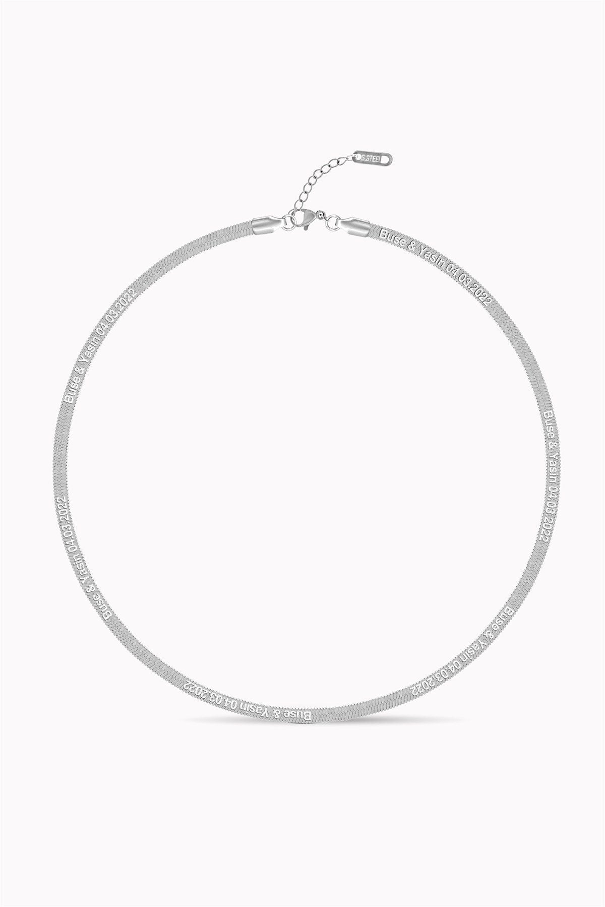 Italian Crushed Chain Necklace