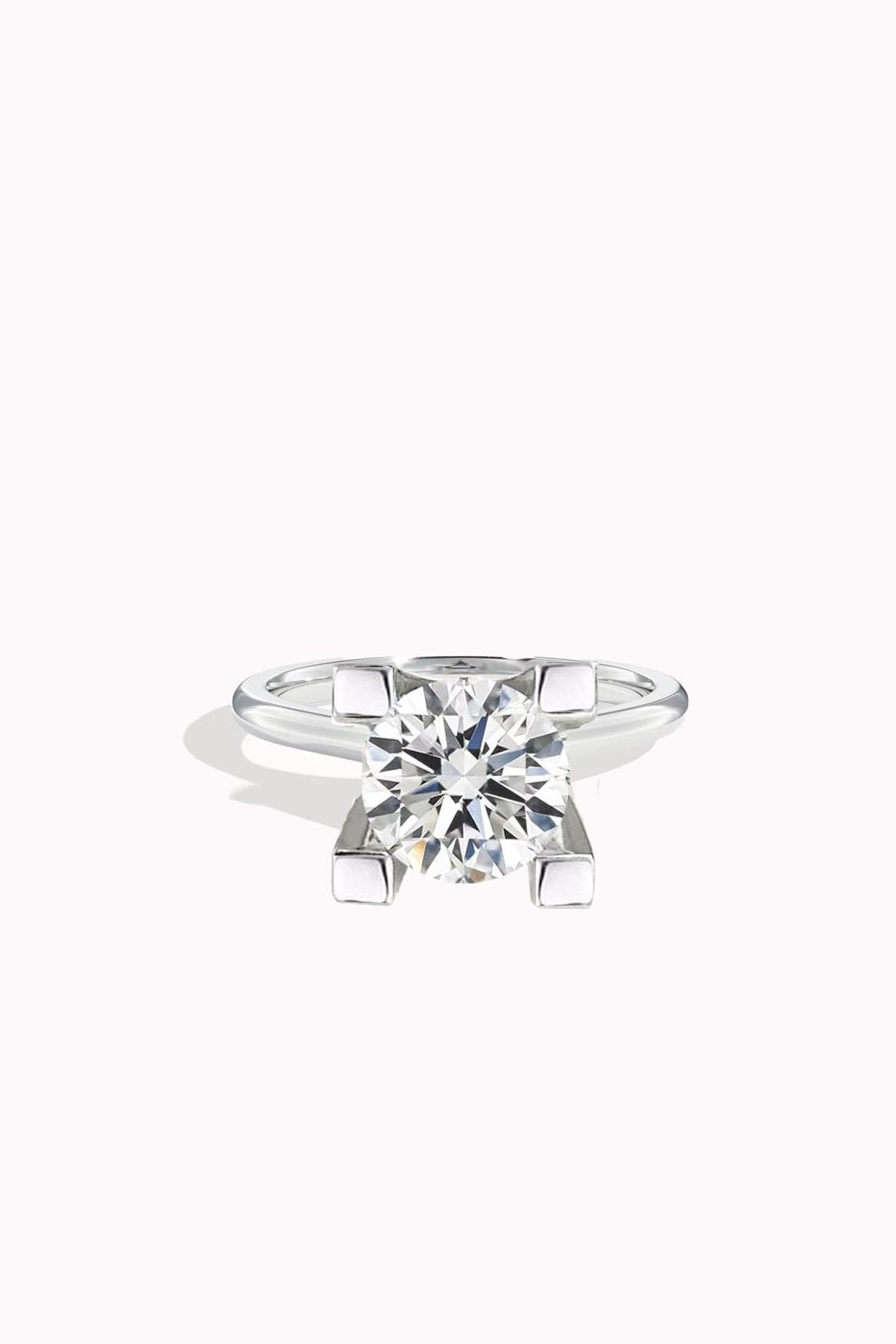 9MM 2.75CT Solitaire Ring