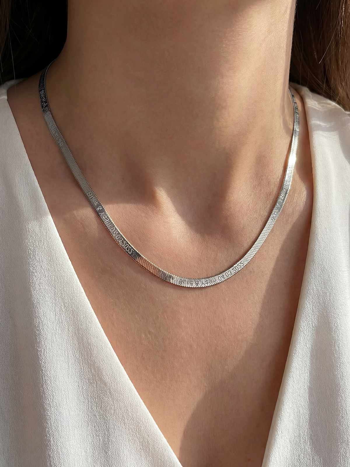 Italian Crushed Chain Necklace