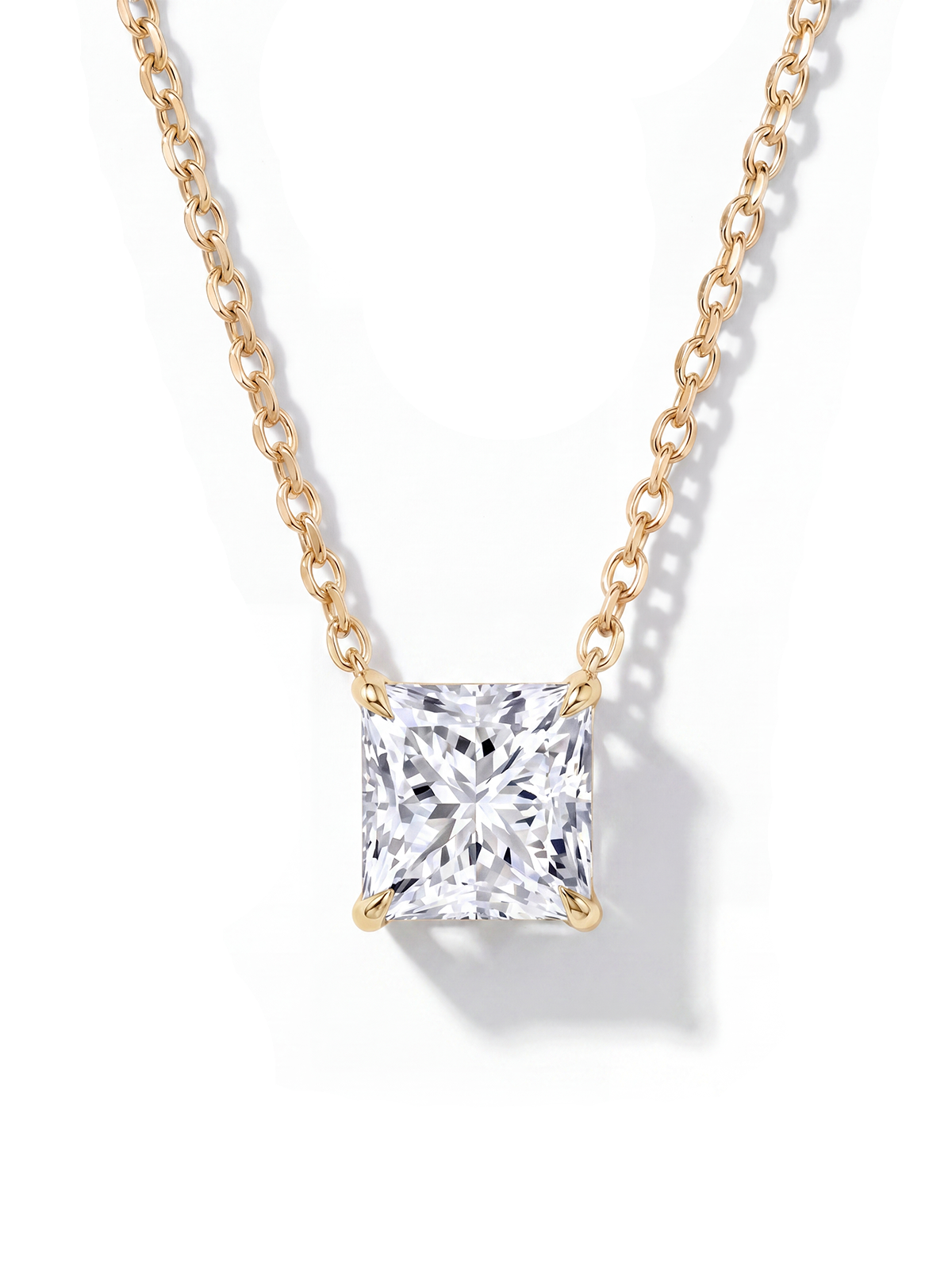 Prenses Kesim Tektaş Kolye