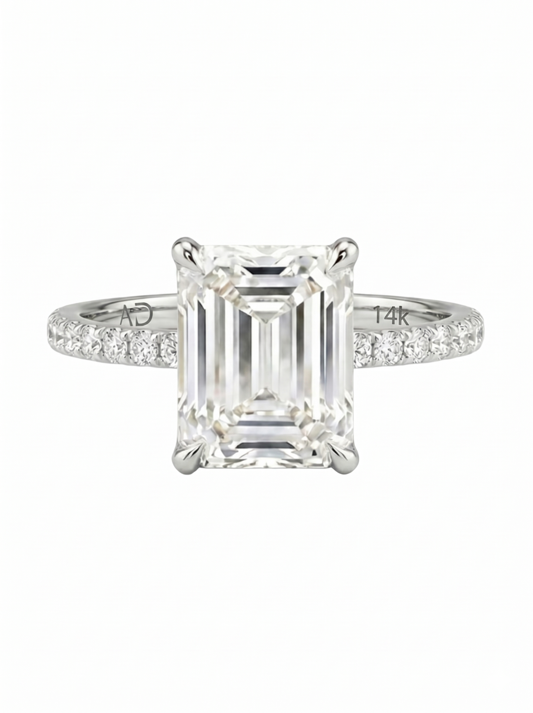 2.5CT | Emerald Kesim Kolu Taşlı Yüzük