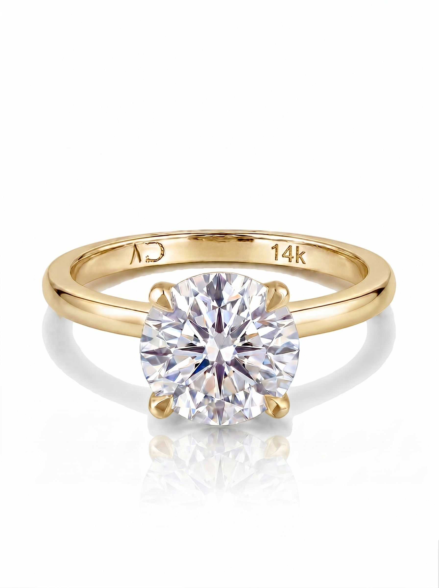 4.0CT | 4 Tırnak Tektaş Yüzük