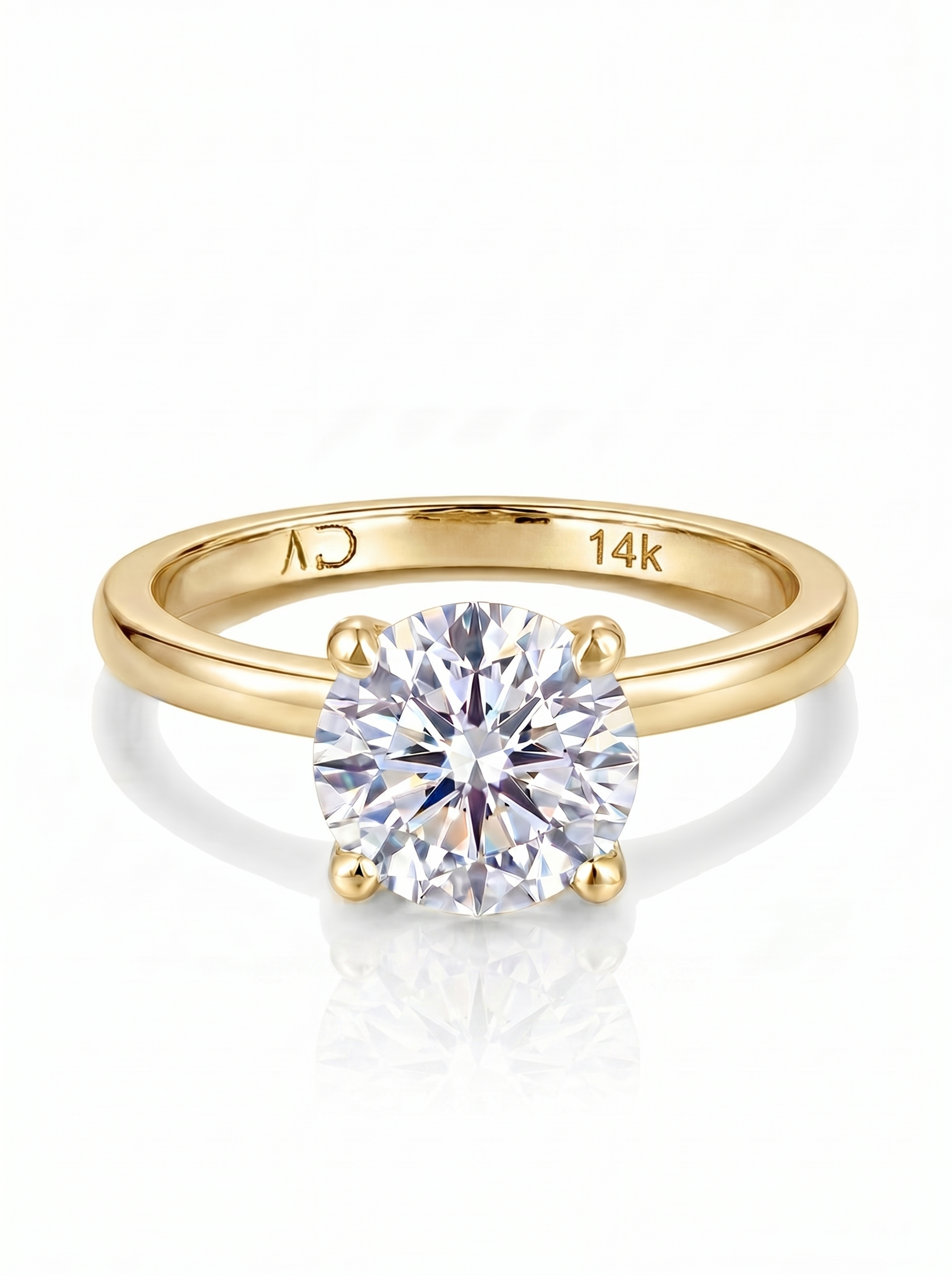 2.0CT | 4 Tırnak Tektaş Yüzük