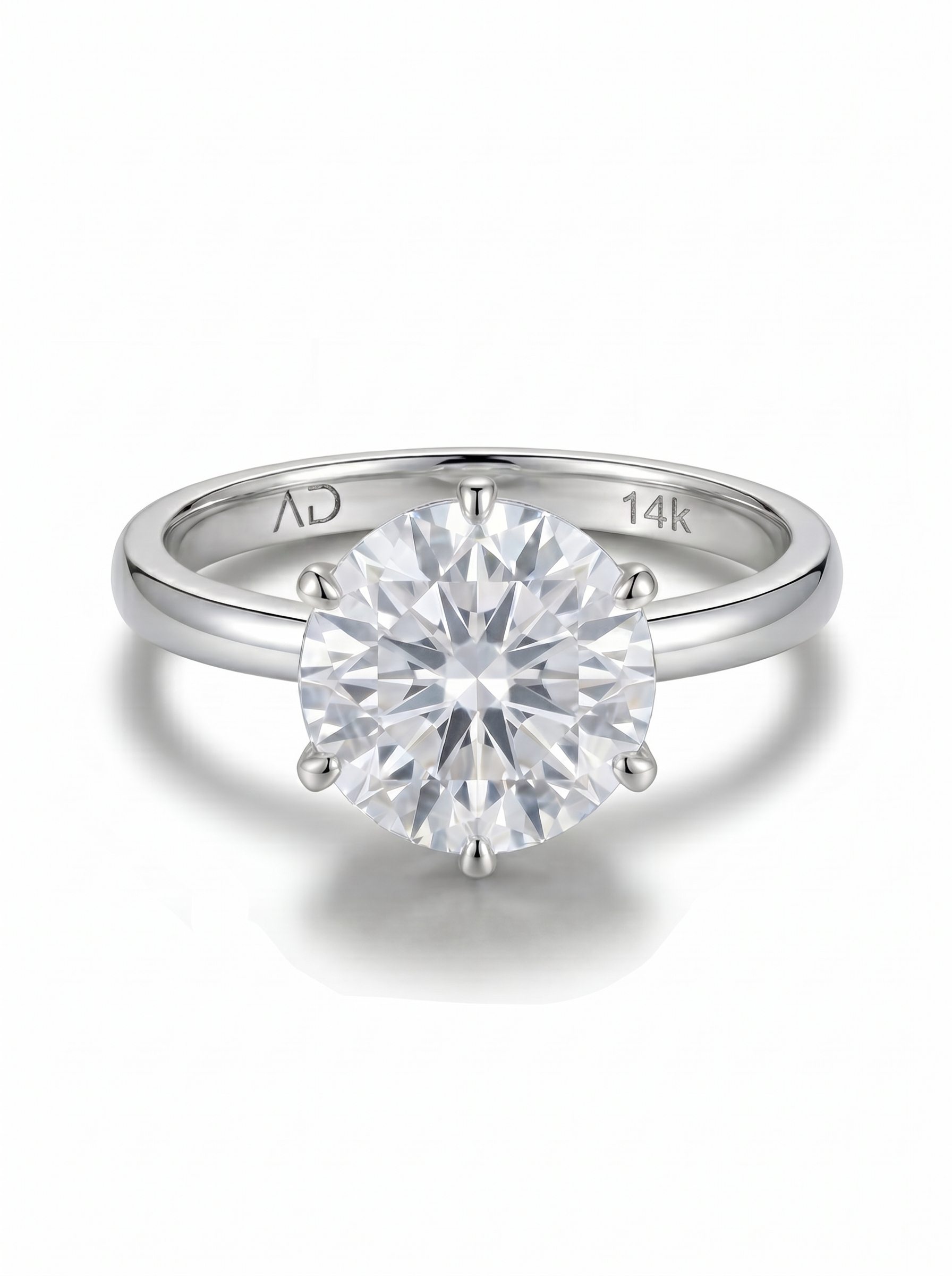 4.0CT | 6 Tırnak Tektaş Yüzük