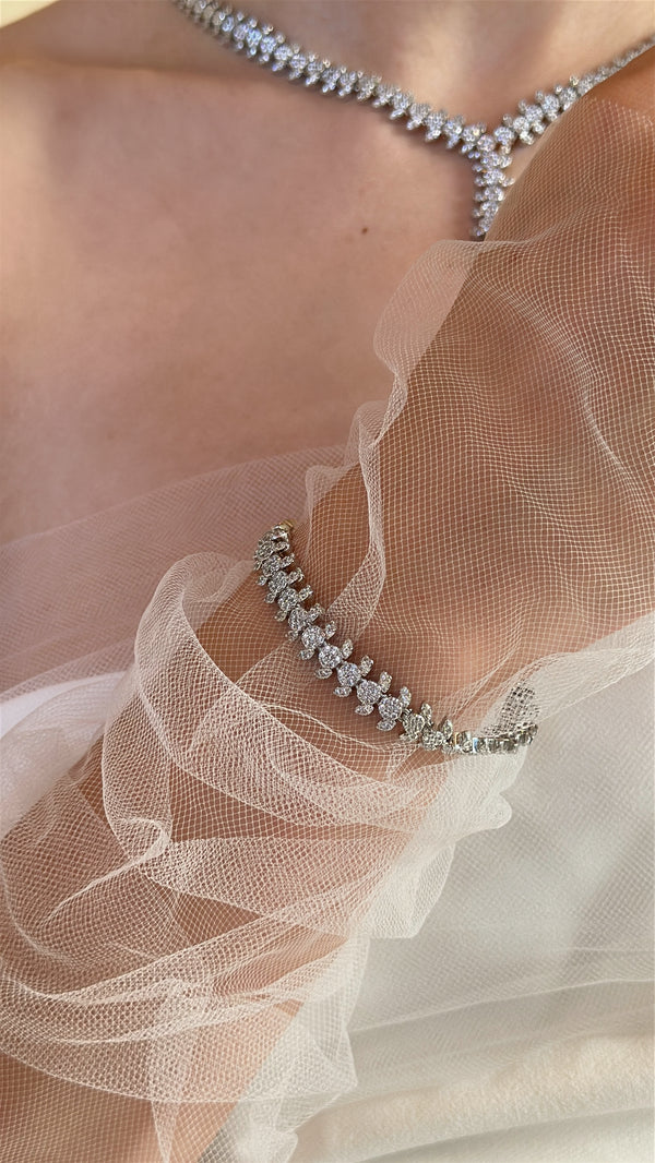 Calire Kolye - Küpe - Bileklik - Yüzük Set  Atelier Duygu.