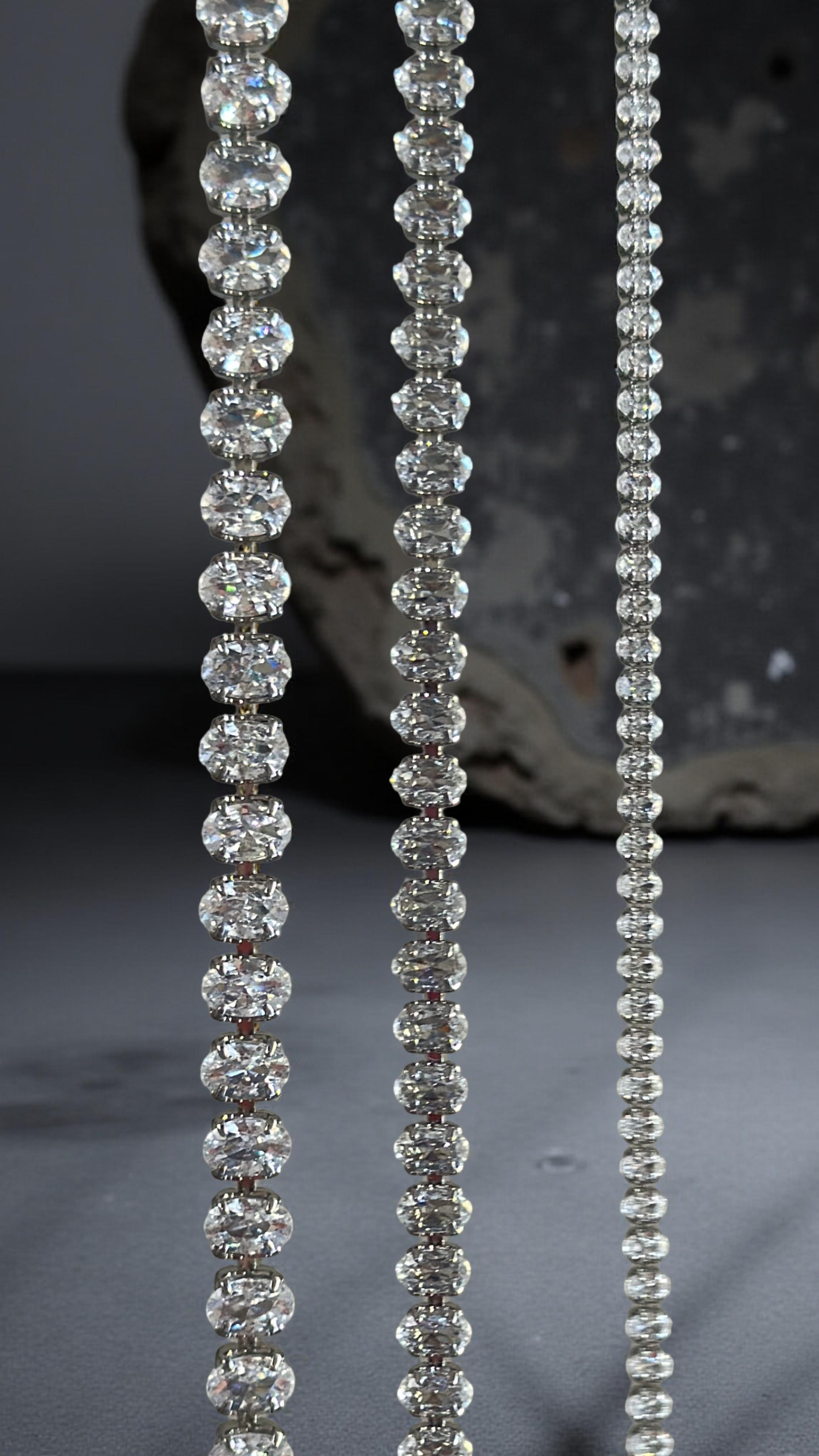 6MM | Choker Oval Cut Su Yolu Kolye | Luxury Jewelry by Atelier Duygu.