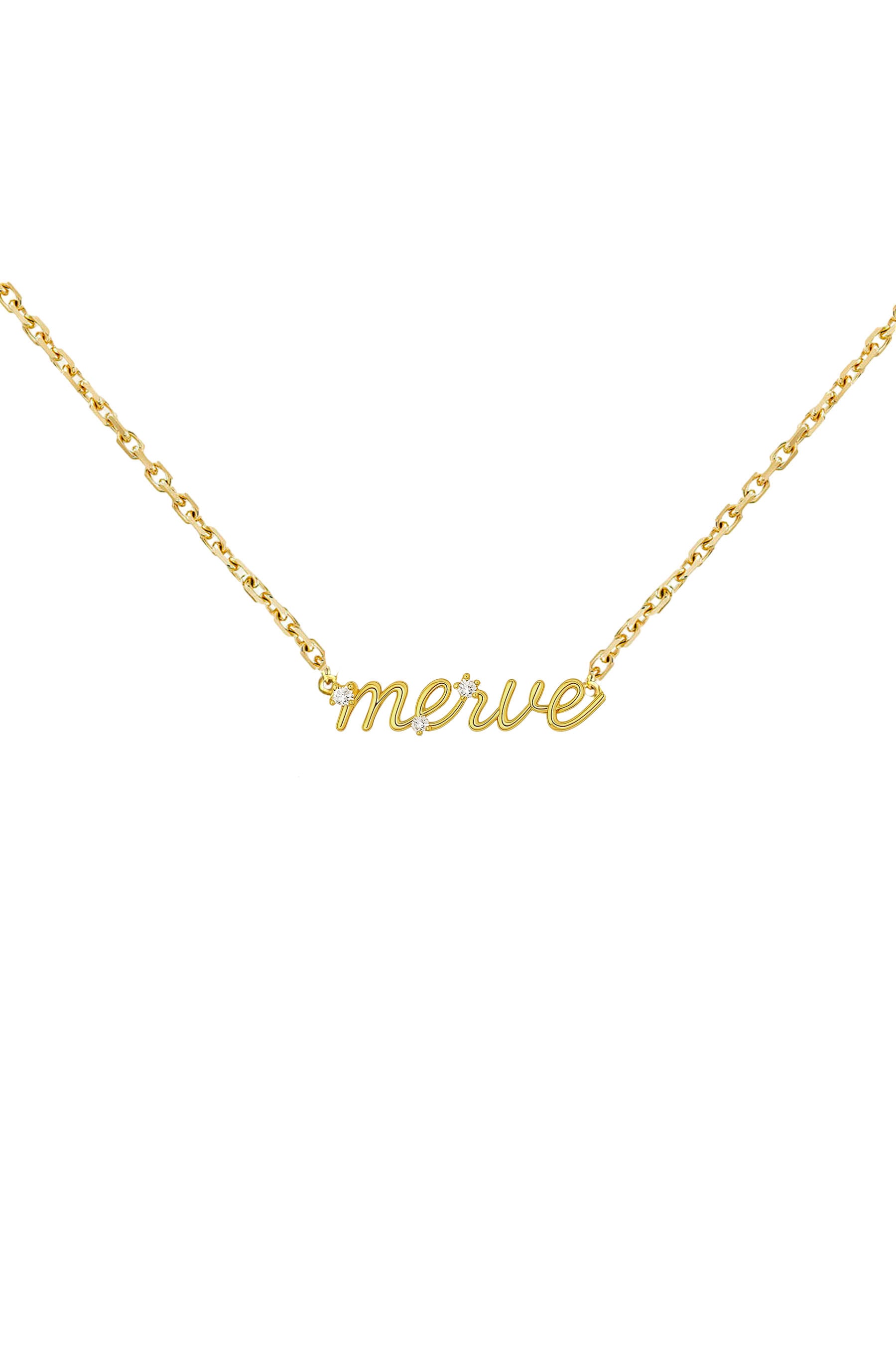 Stone Letter Necklace