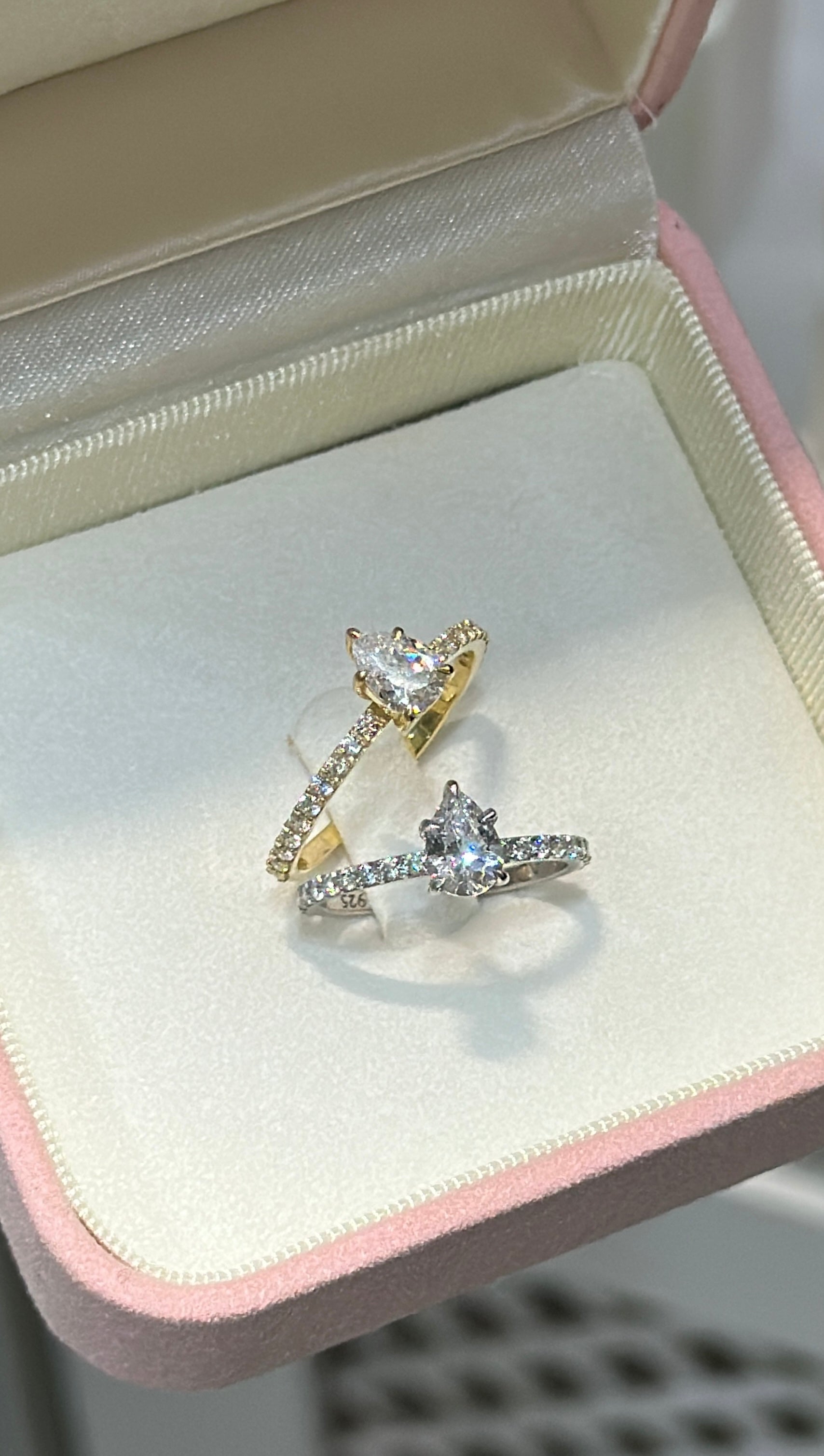 1.0CT | Damla Kesim Kolu Taşlı Yüzük