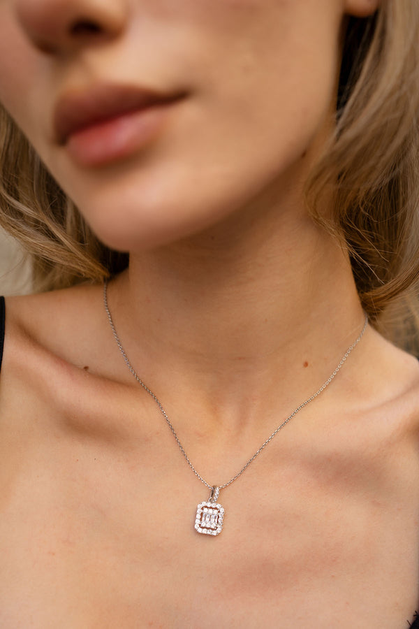 Baguette Necklace