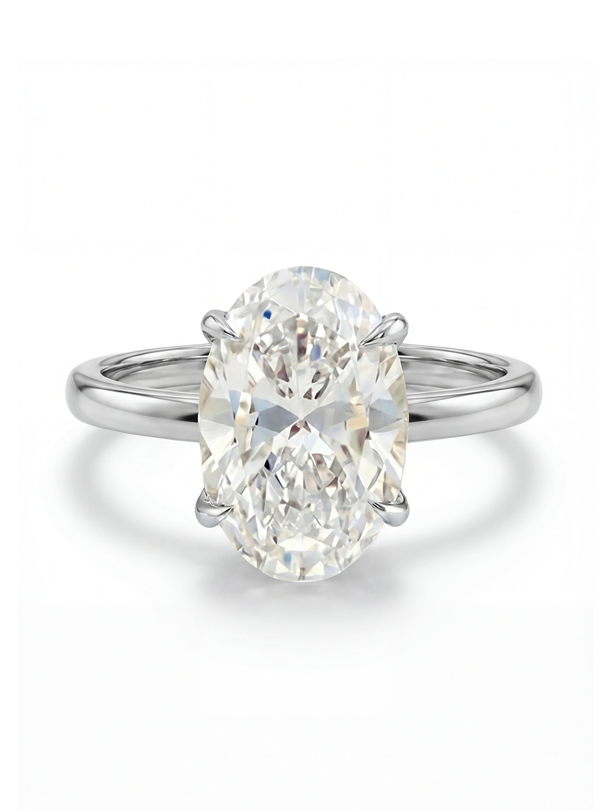 2.0CT | 4 Tırnak Kolu Taşlı Tektaş Yüzük