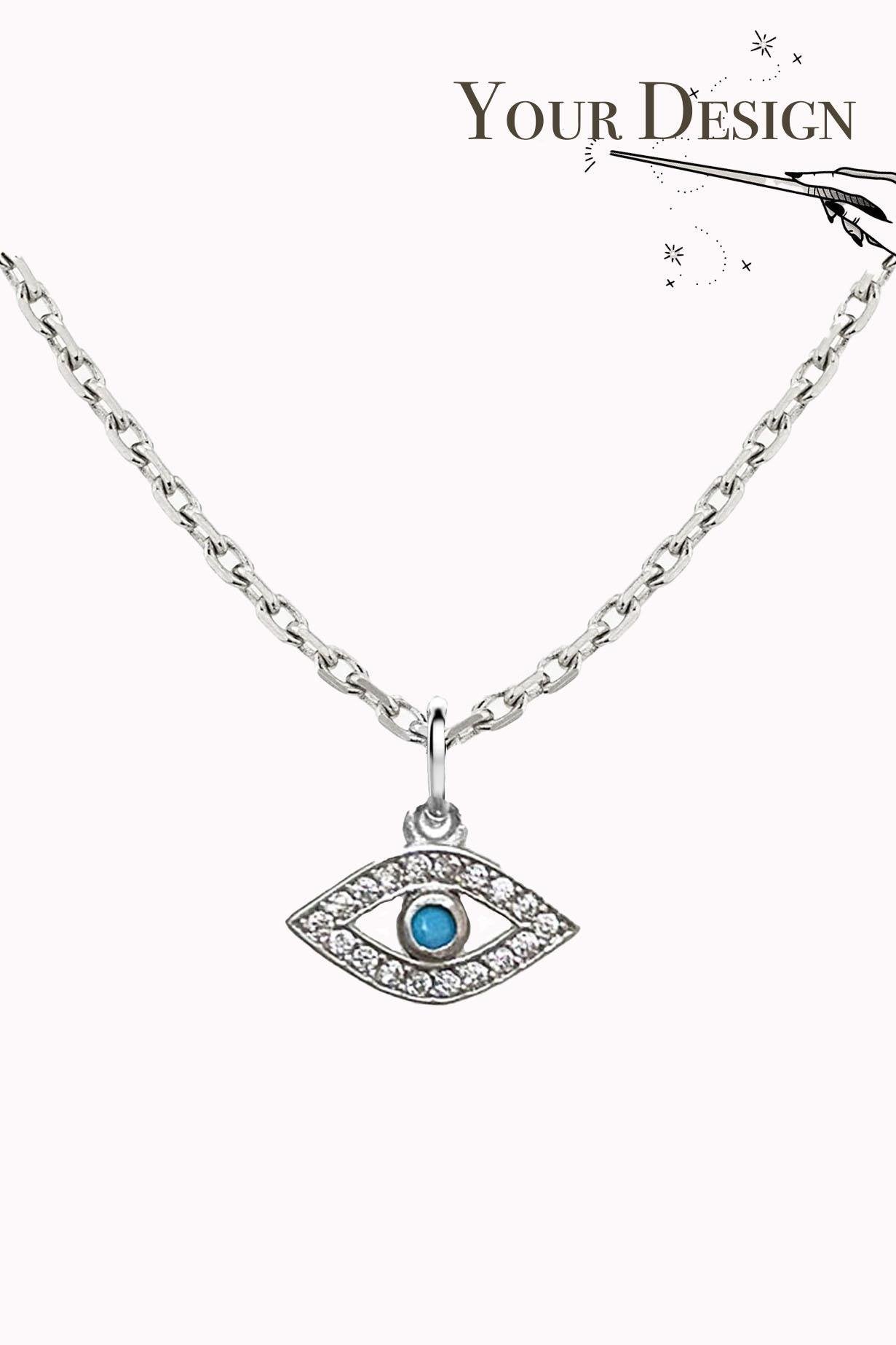 Eye Mini Chain Kolye