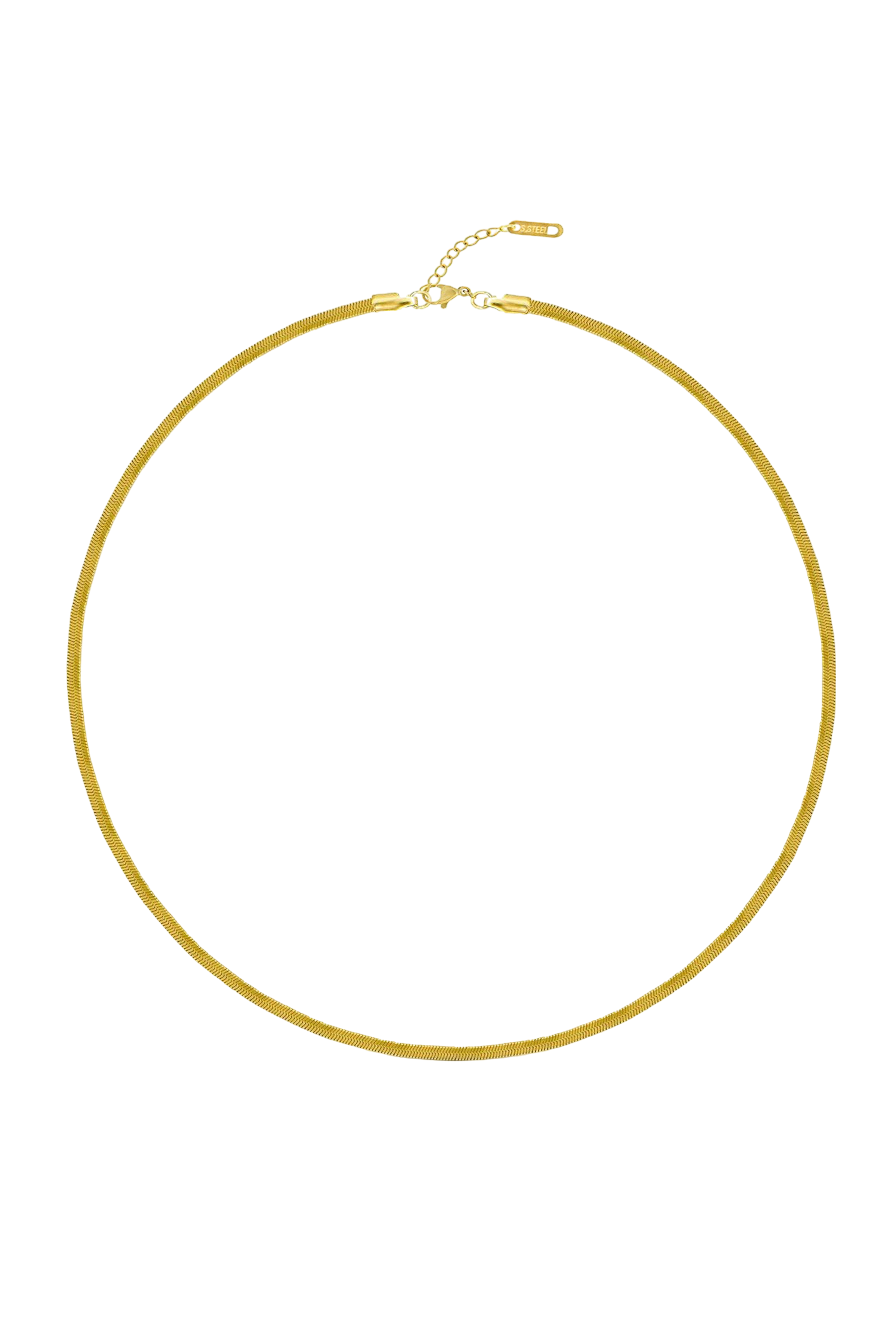 Slim Flat Chain Kolye | Luxury Jewelry by Atelier Duygu.