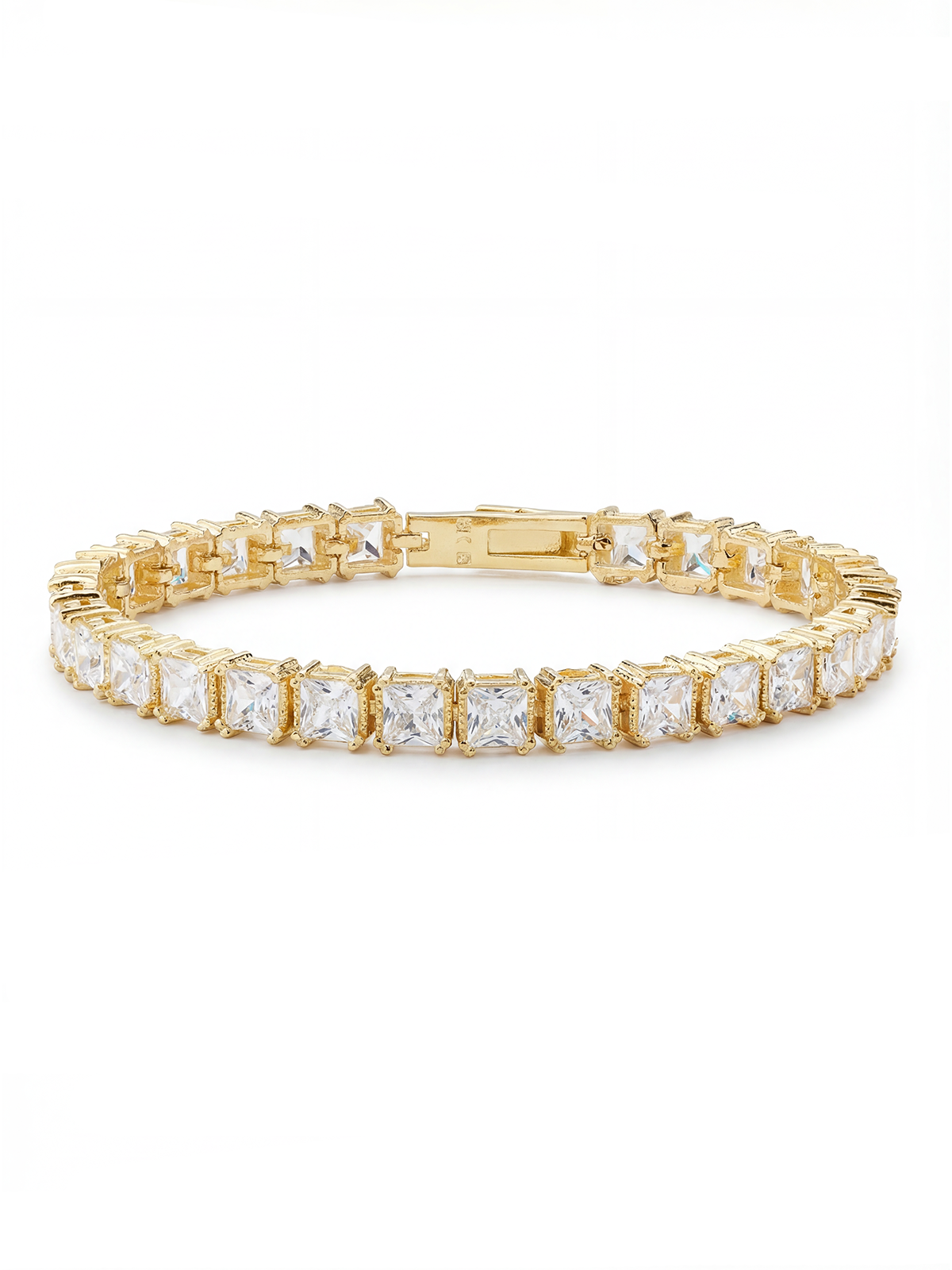 4MM | Princess Cut Tennis Bracelet
