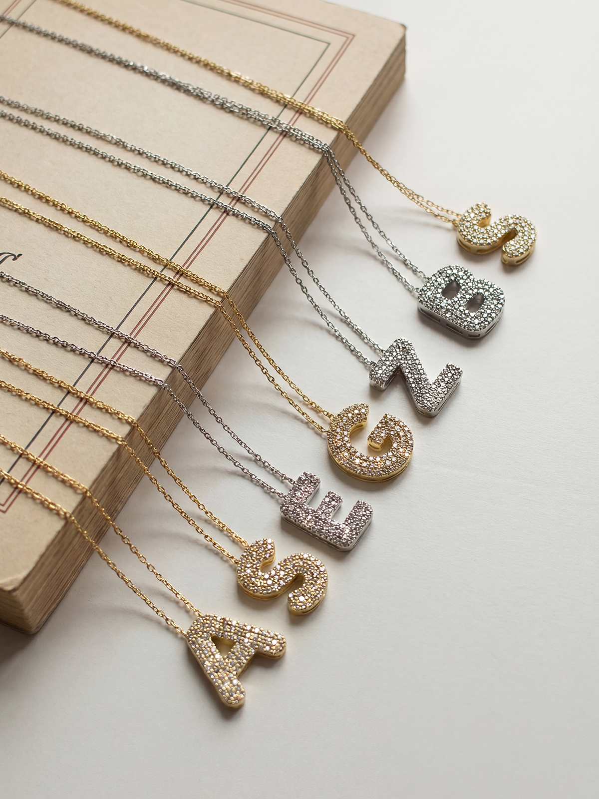 Bubble Letter Necklace