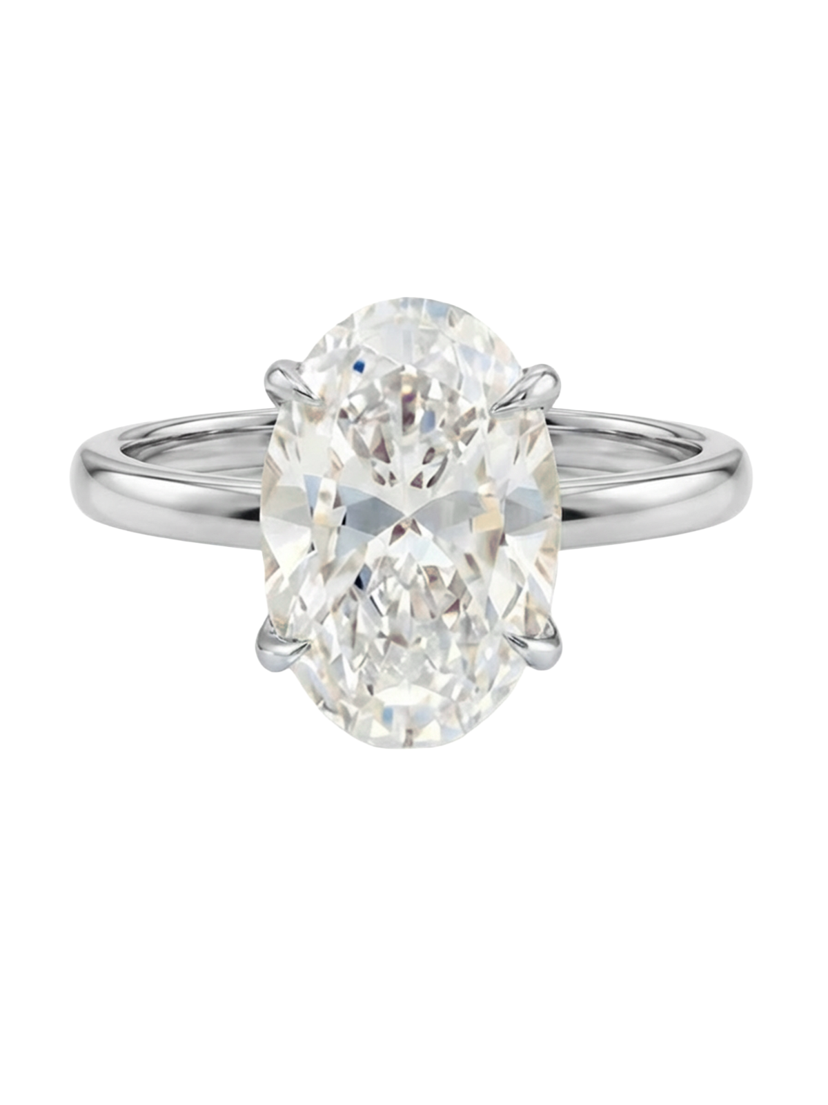 3.2CT | Oval Cut Yüzük