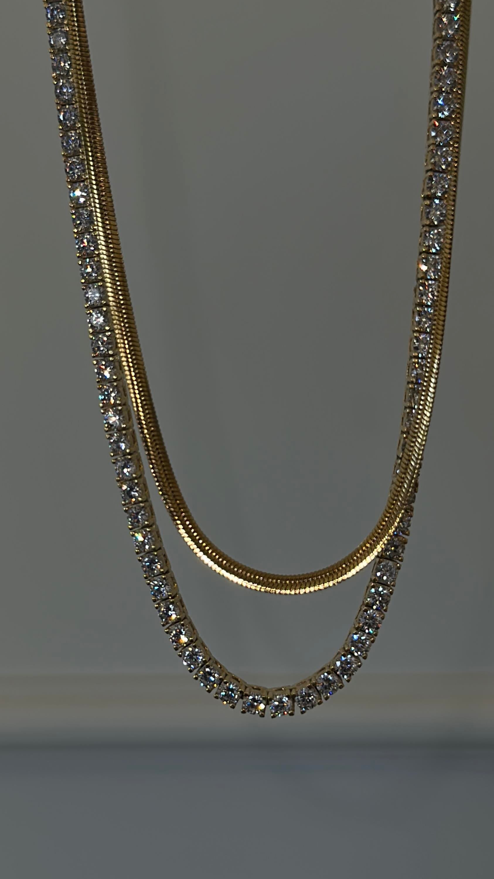 3MM | Cast Waterway Necklace