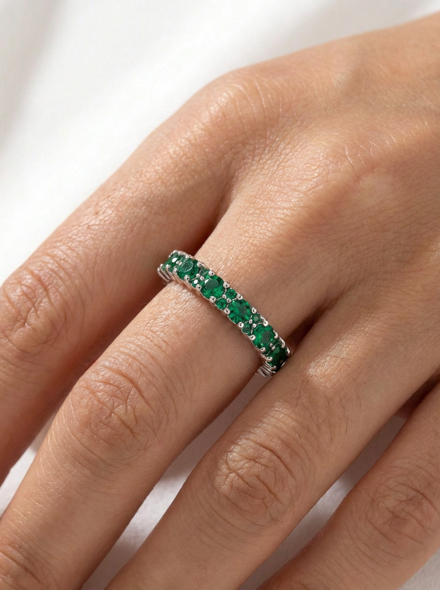 2.5MM | Yeşil Tamtur Yüzük