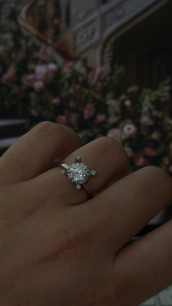 8MM 2.00CT Tektaş Yüzük Atelier Duygu.