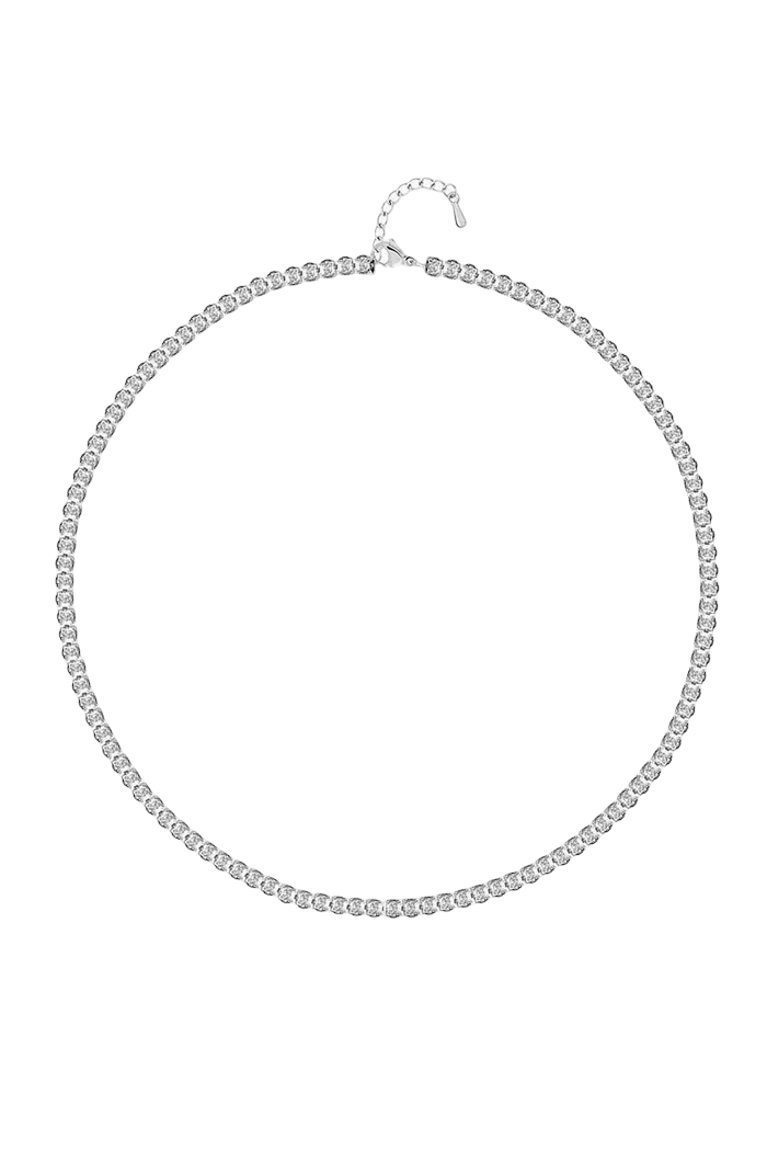 3MM | Choker Princess Cut Su Yolu Kolye Atelier Duygu.