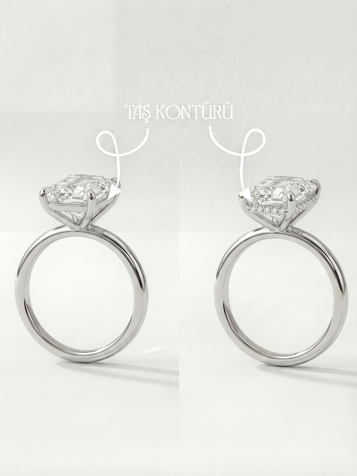 3.7CT | Emerald Kesim Yüzük