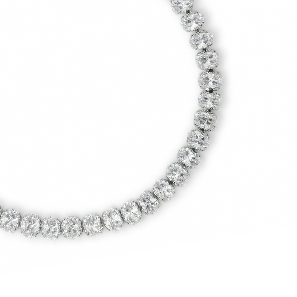 4mm | Oval Cut Tennis Bracelet