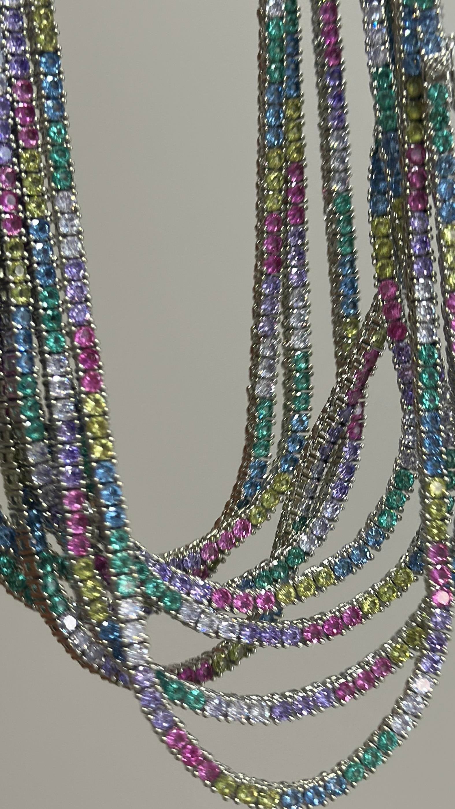 2MM | Rainbow Döküm Su Yolu Kolye  Atelier Duygu.