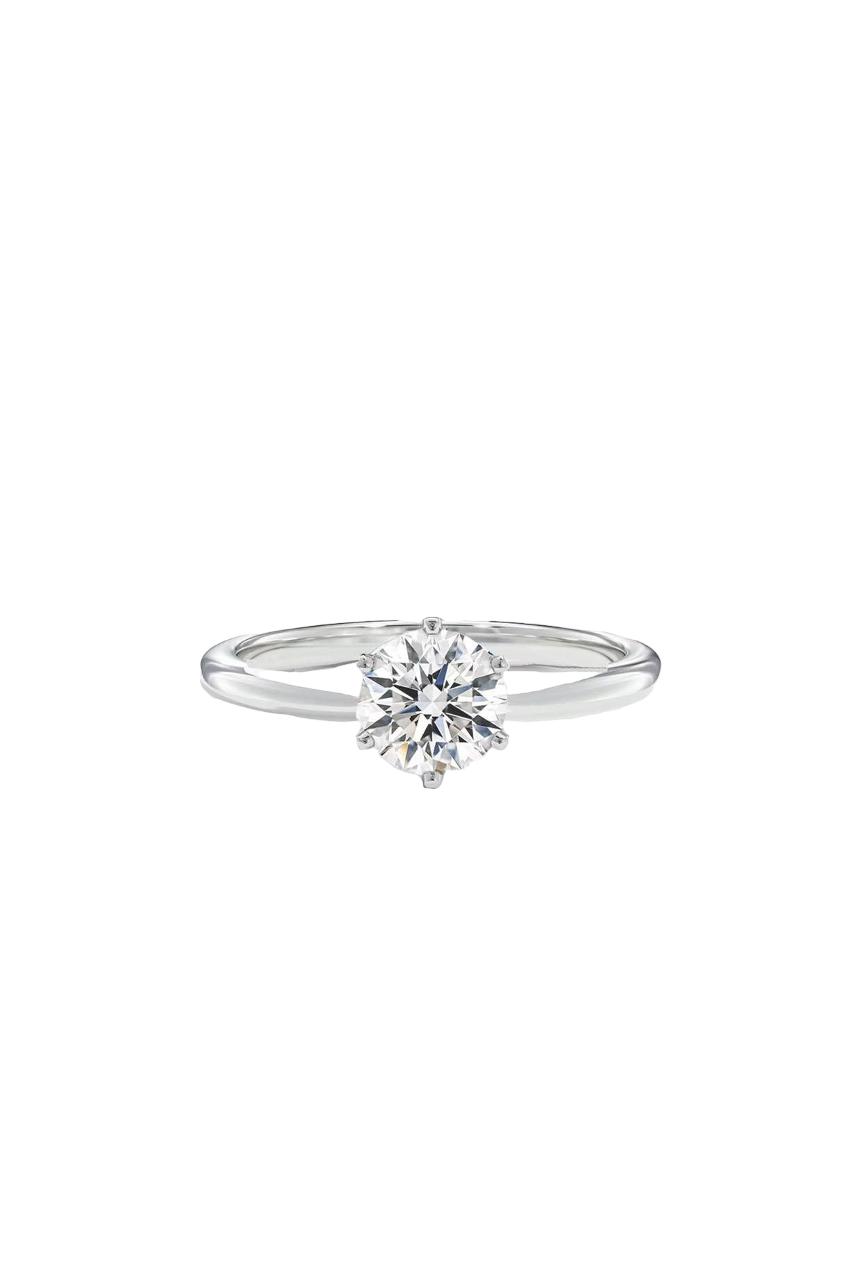 6MM 0.90CT Hexagon Tektaş Yüzük Atelier Duygu.