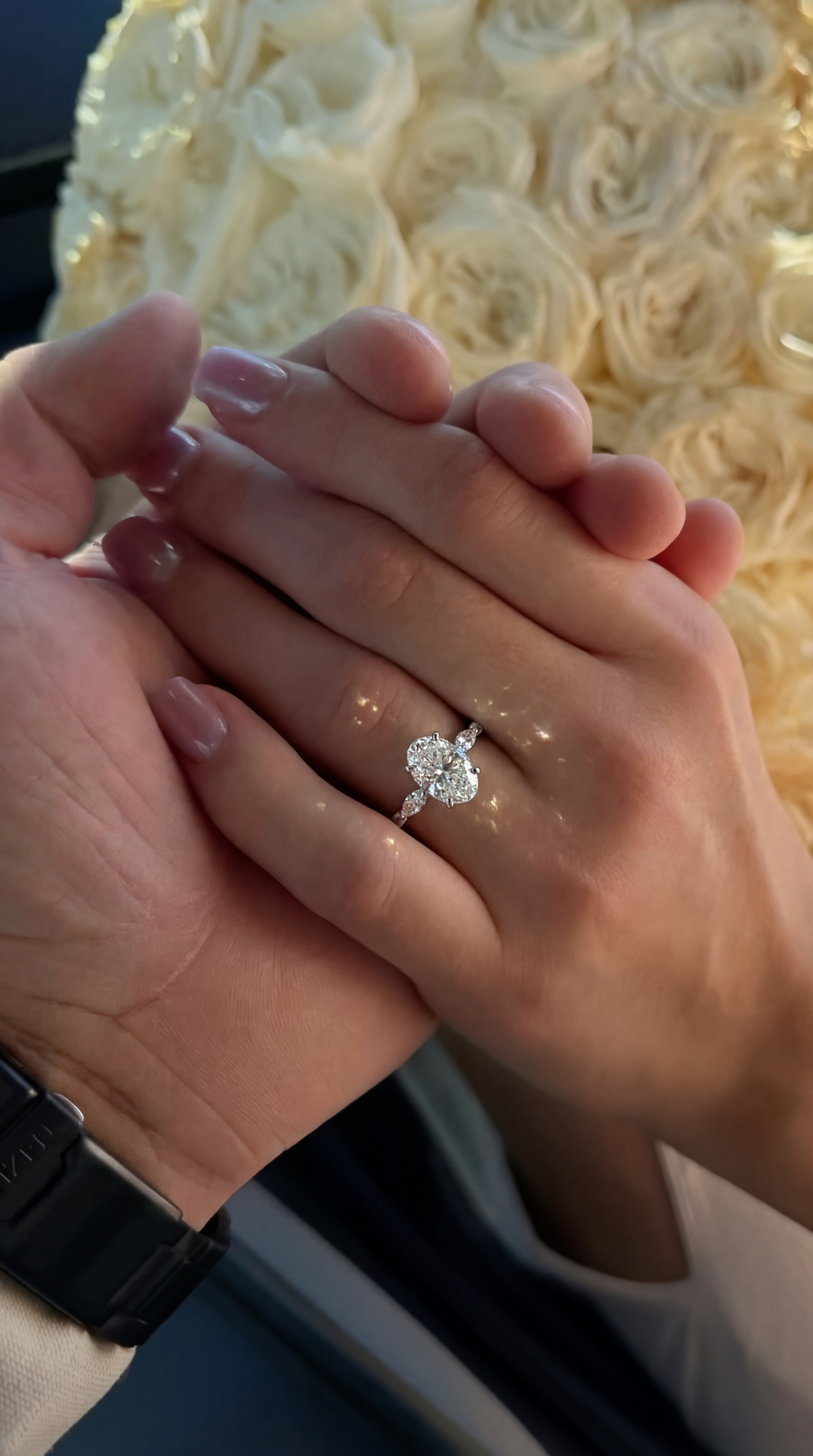 2.3CT | Oval Kesim Kolu Markiz Taşlı Yüzük