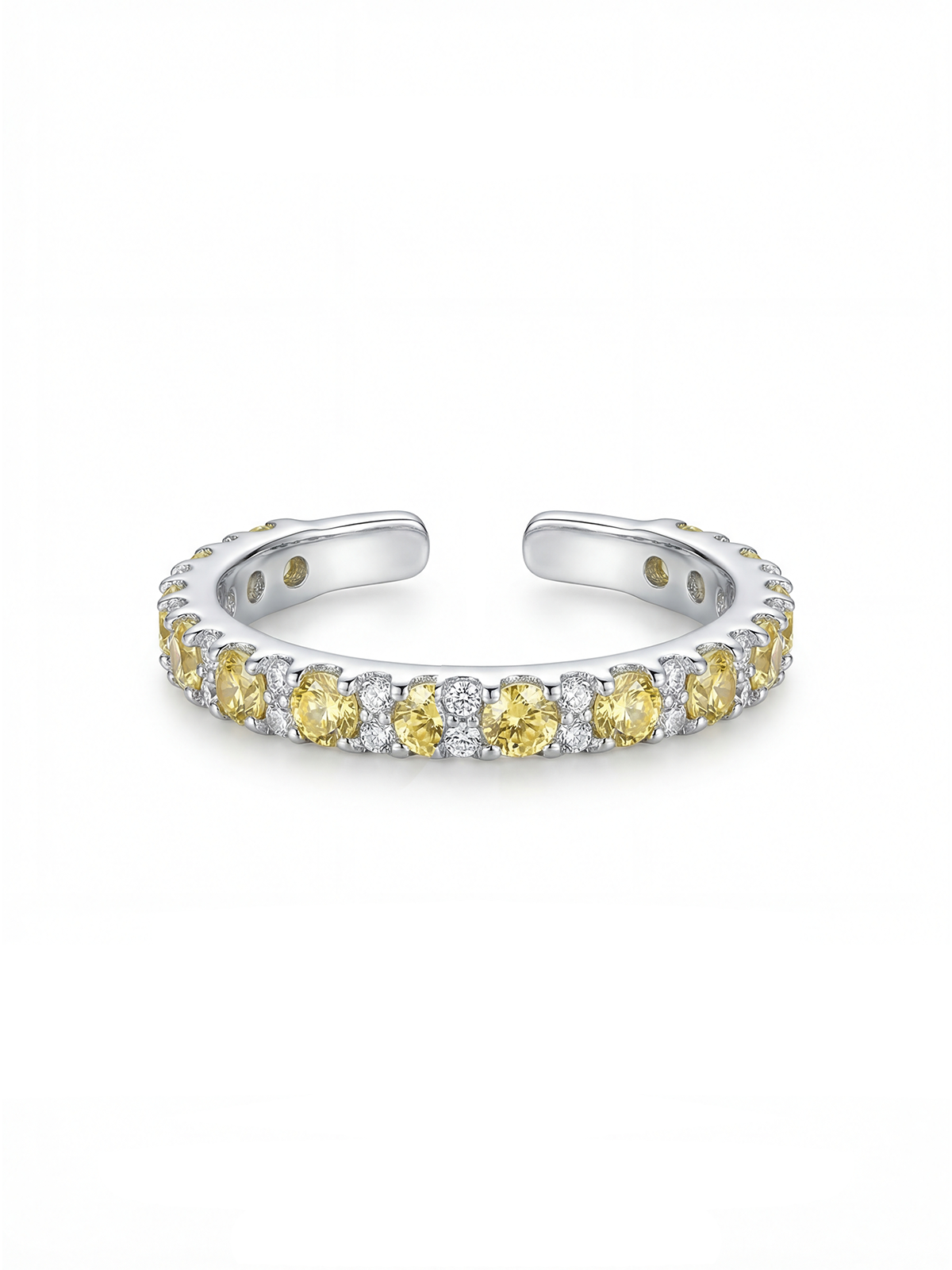 2.5MM | Butter Yellow Full Eternity Ring