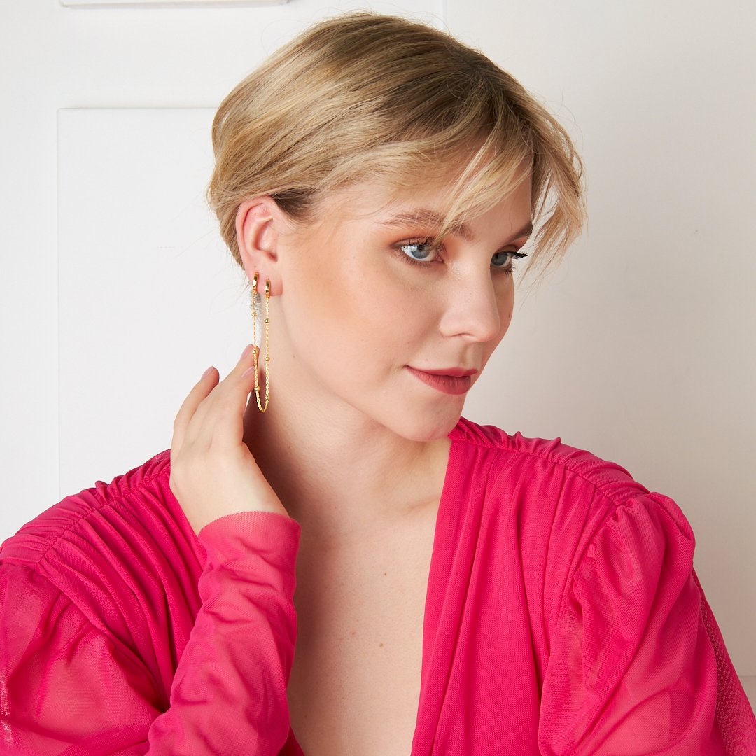 Heliora Küpe  Atelier Duygu.