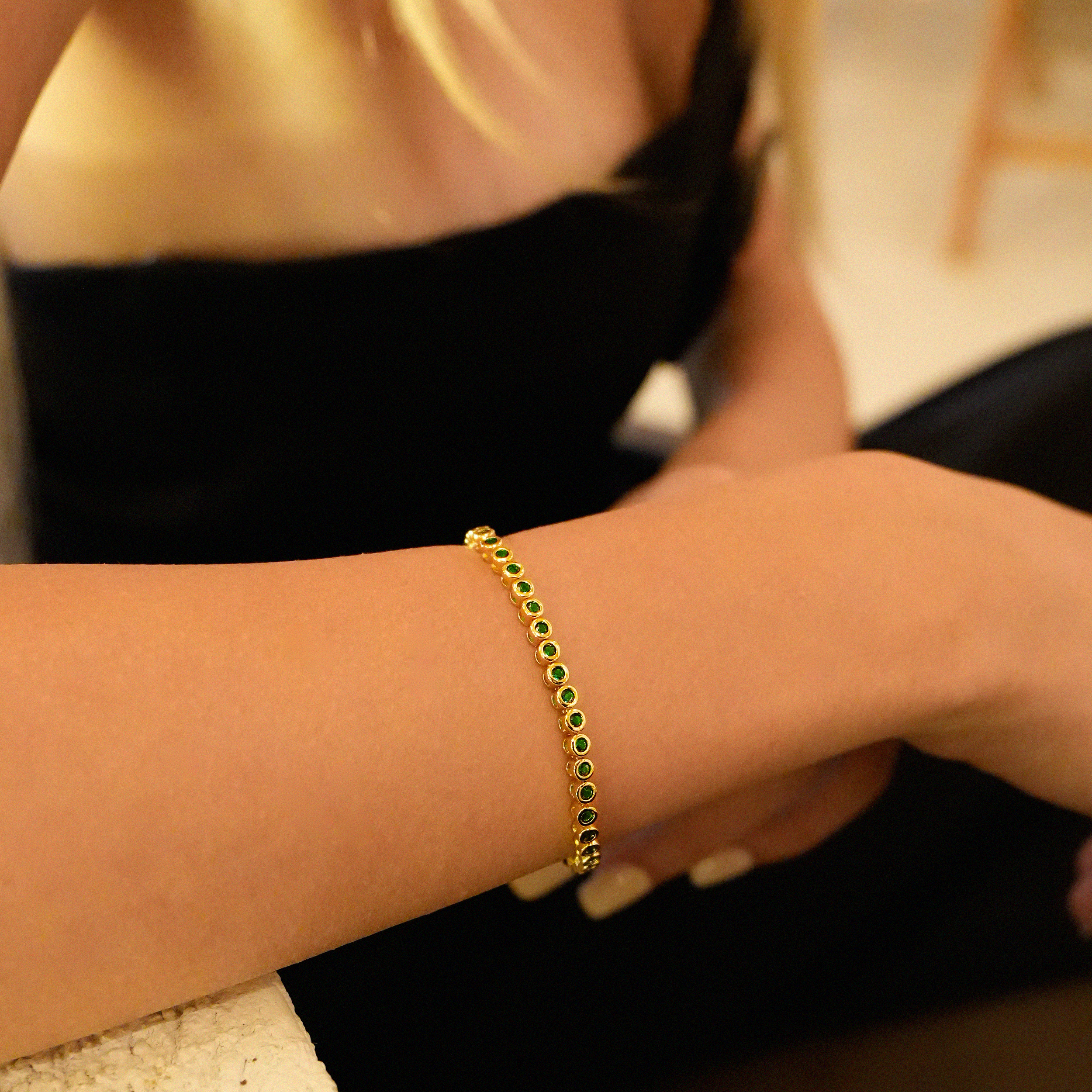 Green Stone Su Yolu Bileklik