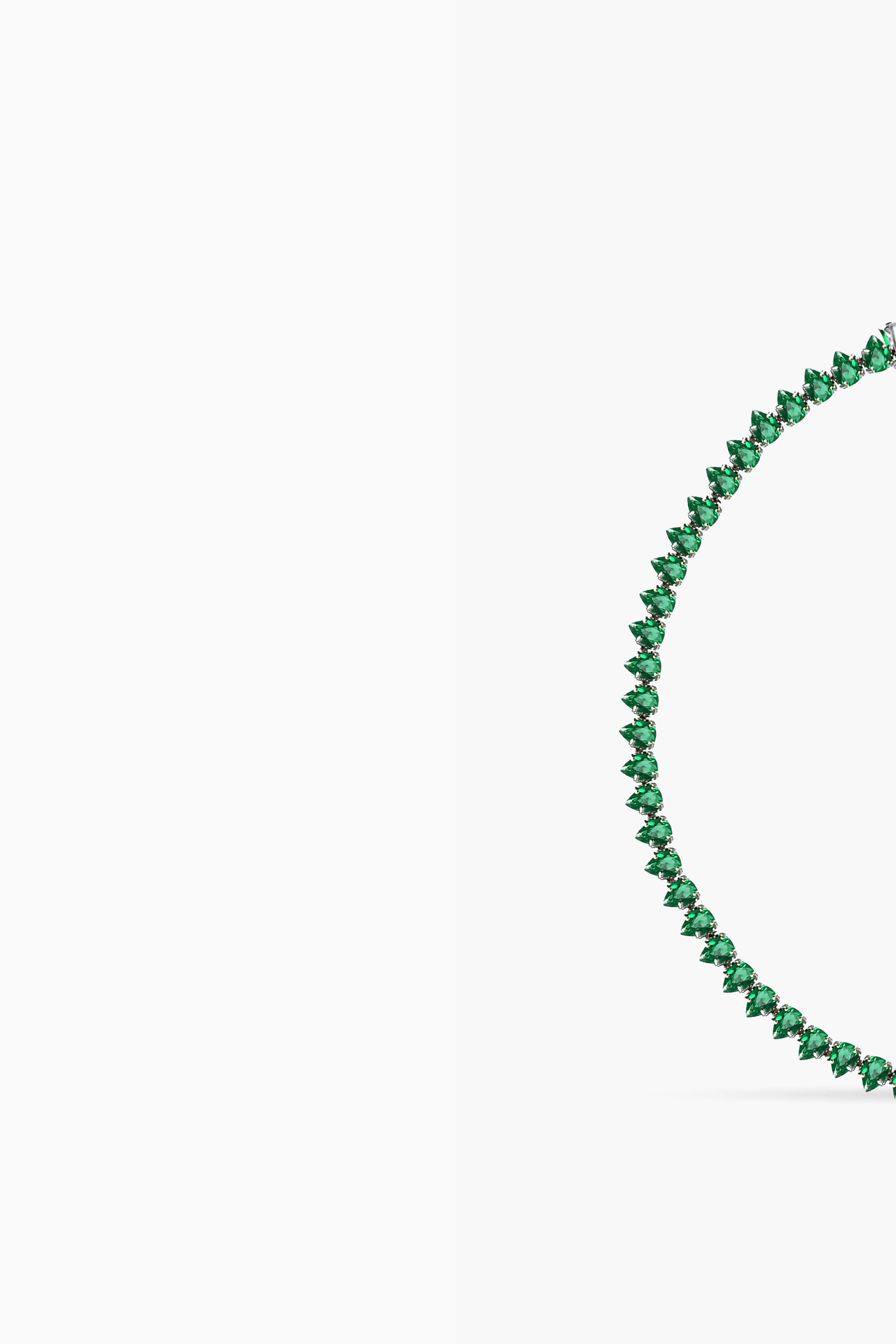 3MM | Green Drop Cut Bileklik Atelier Duygu.