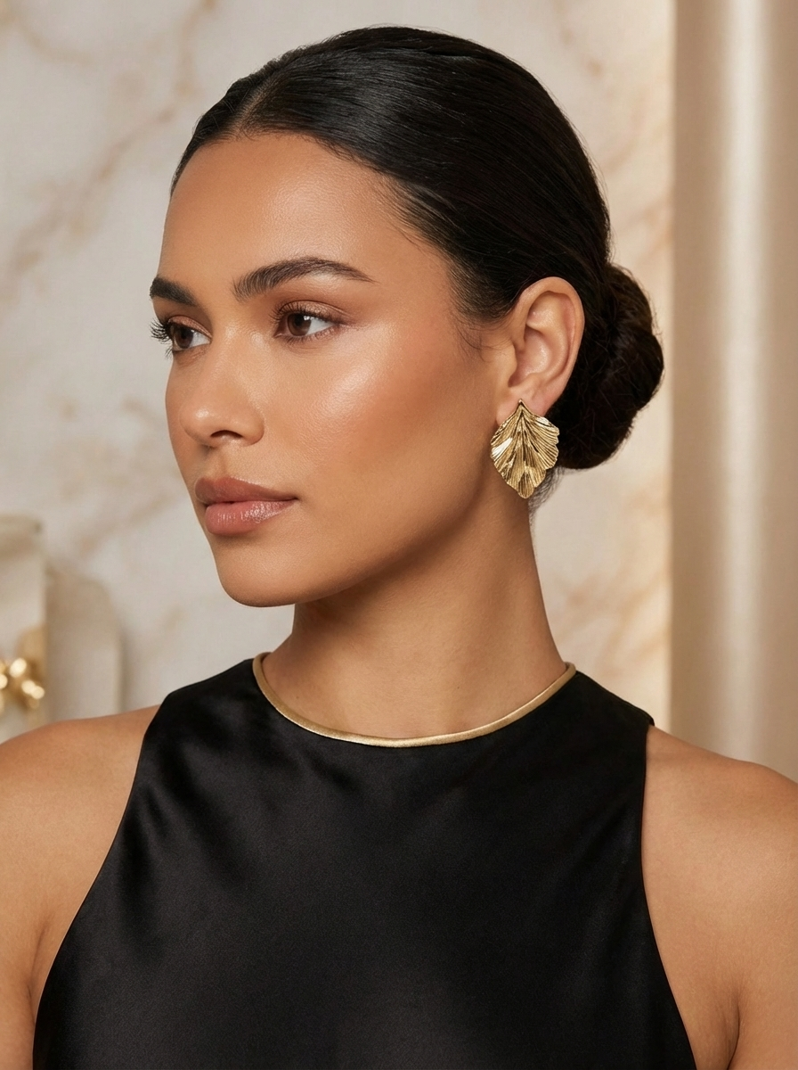 Kelly Küpe, ince damar dokulu yüzeyiyle dikkat çekiyor, her stile uyum sağlayan şık bir aksesuar.