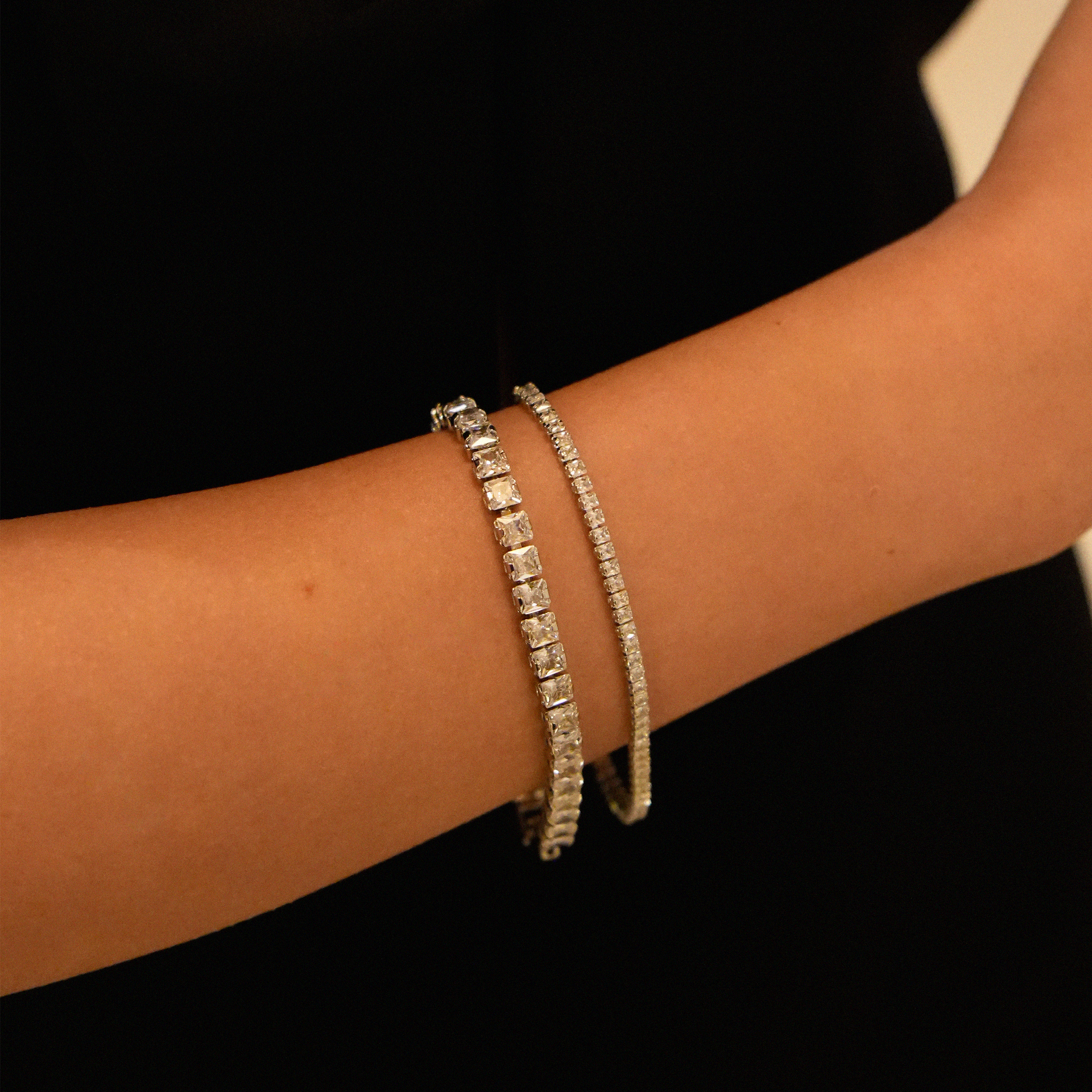 4MM | Princess Cut Su Yolu Bileklik