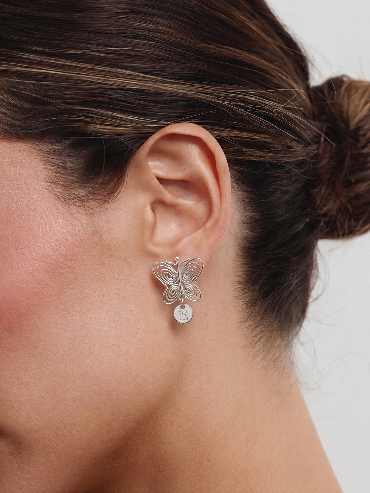 Harfli Kelebek Füsun Küpe