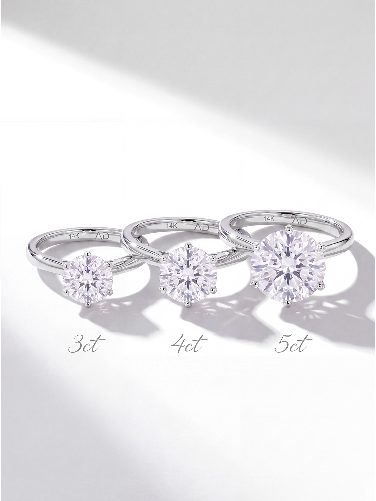 6 Tırnak Tektaş Yüzük