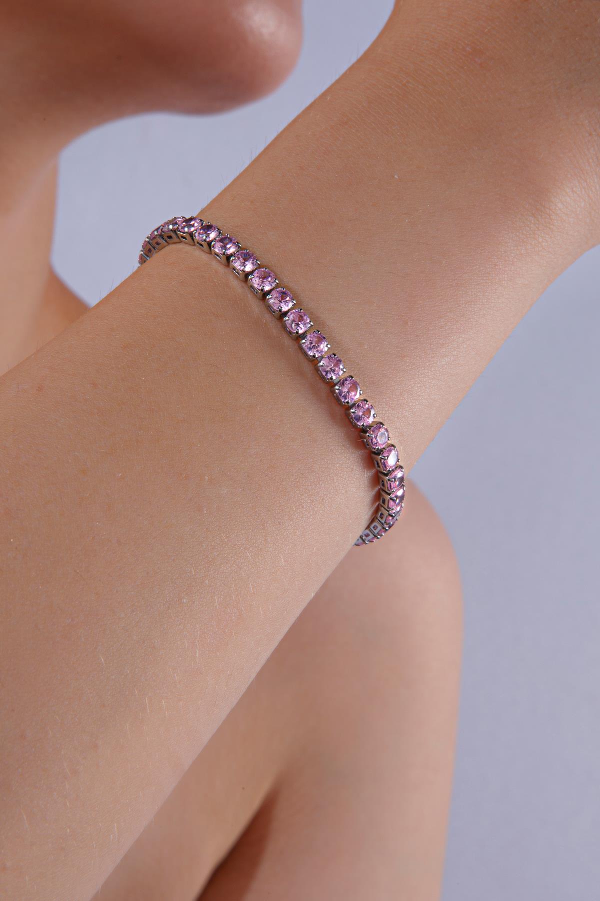4MM | Pink Waterway Bracelet