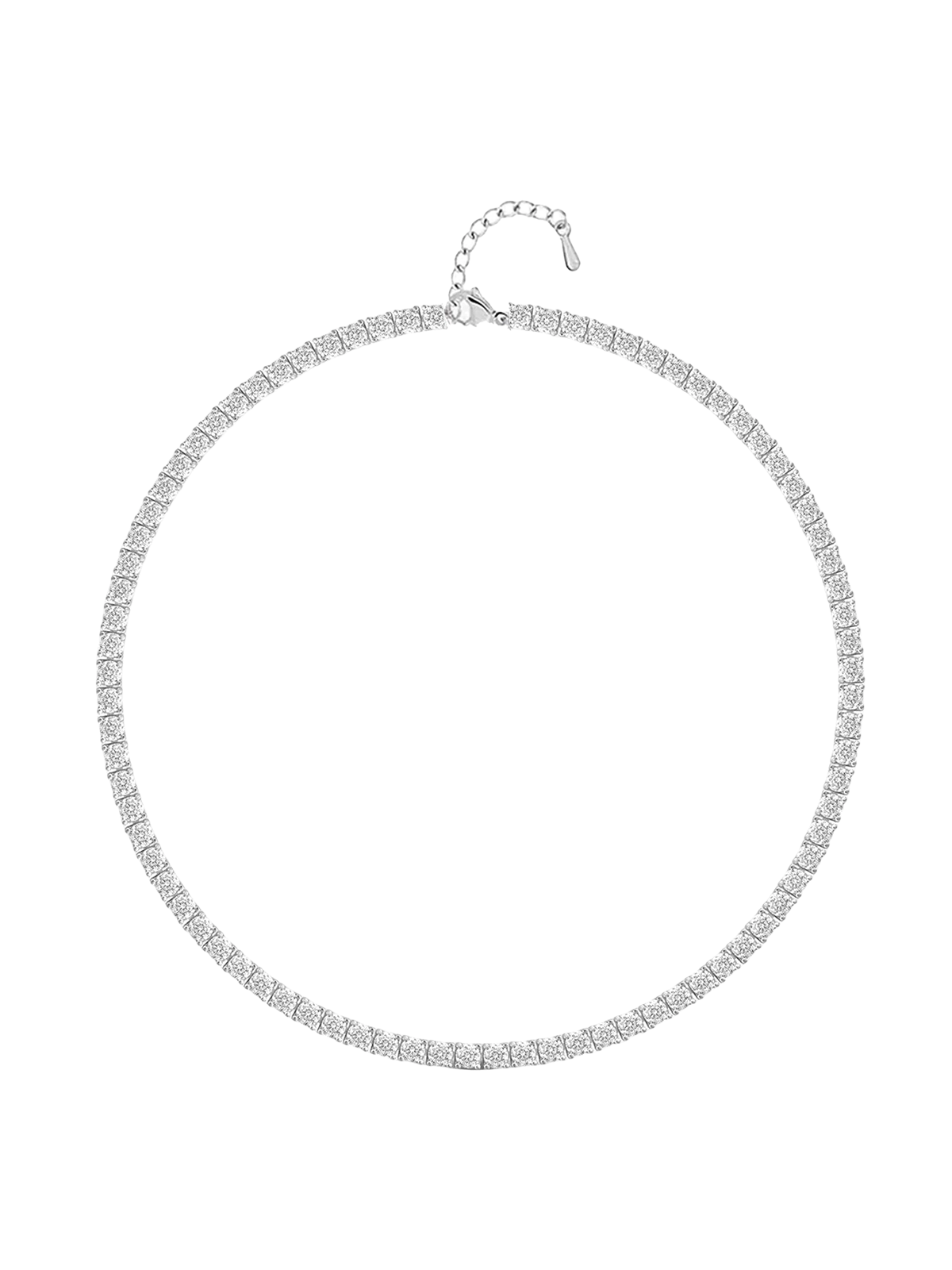 4MM | Choker Tennis Necklace
